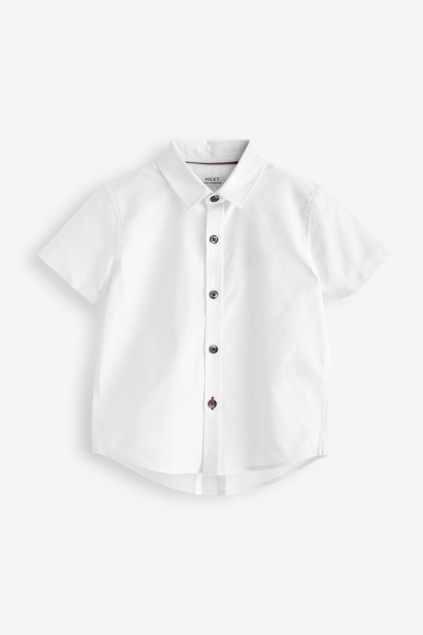 White Trimmed Oxford Shirt (3mths-7yrs)