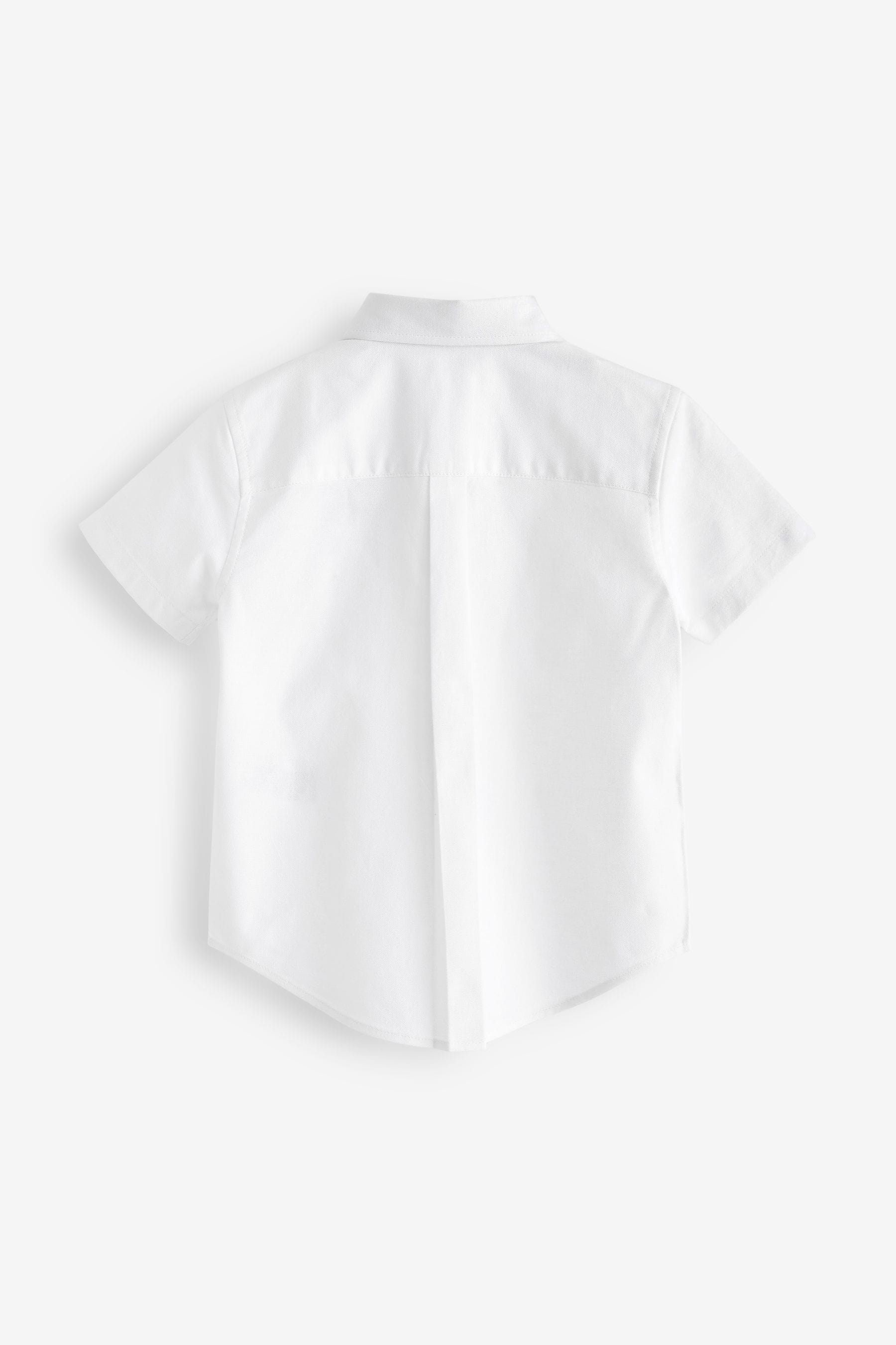 White Trimmed Oxford Shirt (3mths-7yrs)