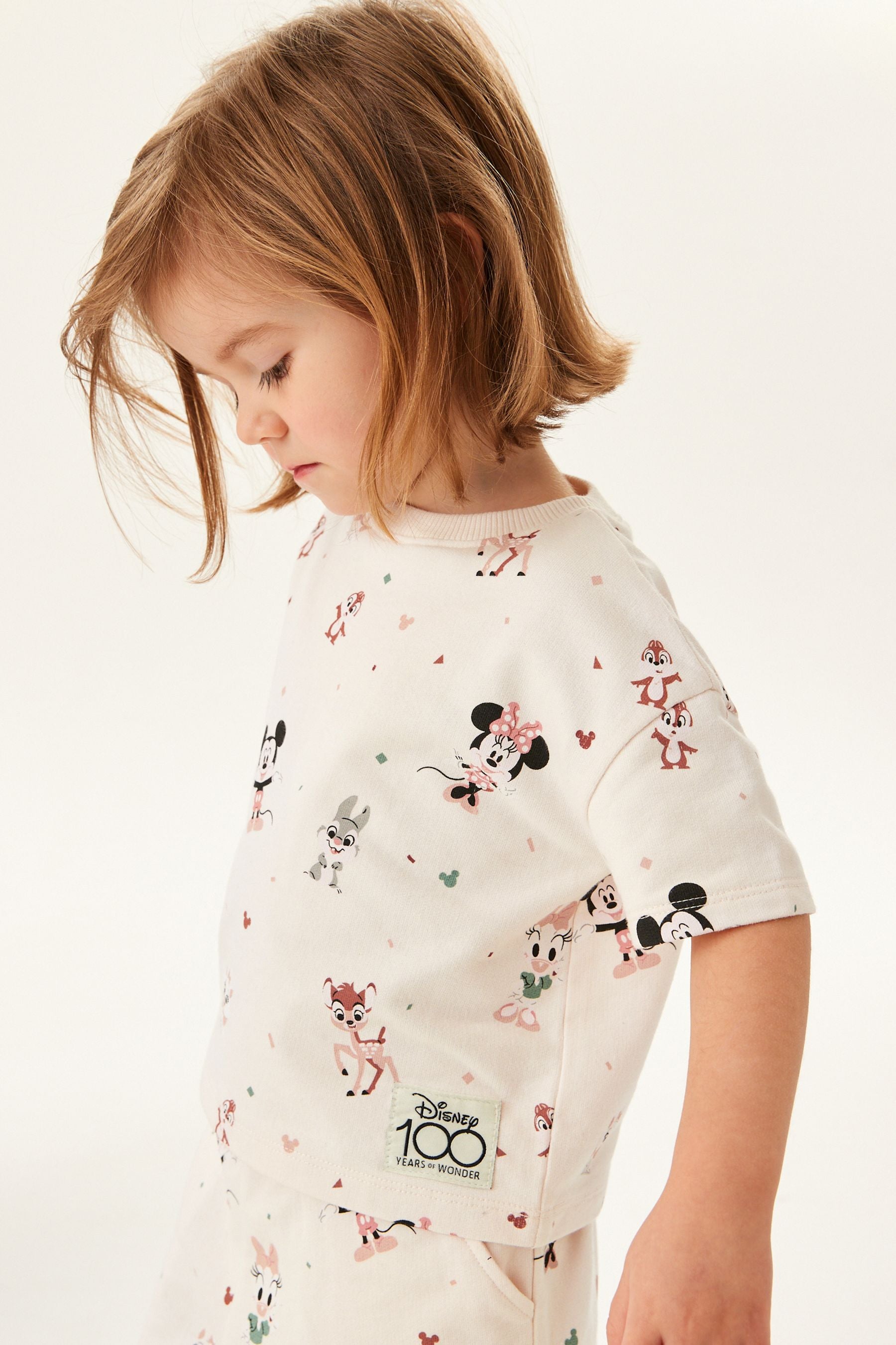 Cream Character Disney Short Co-ord (3mths-7yrs)