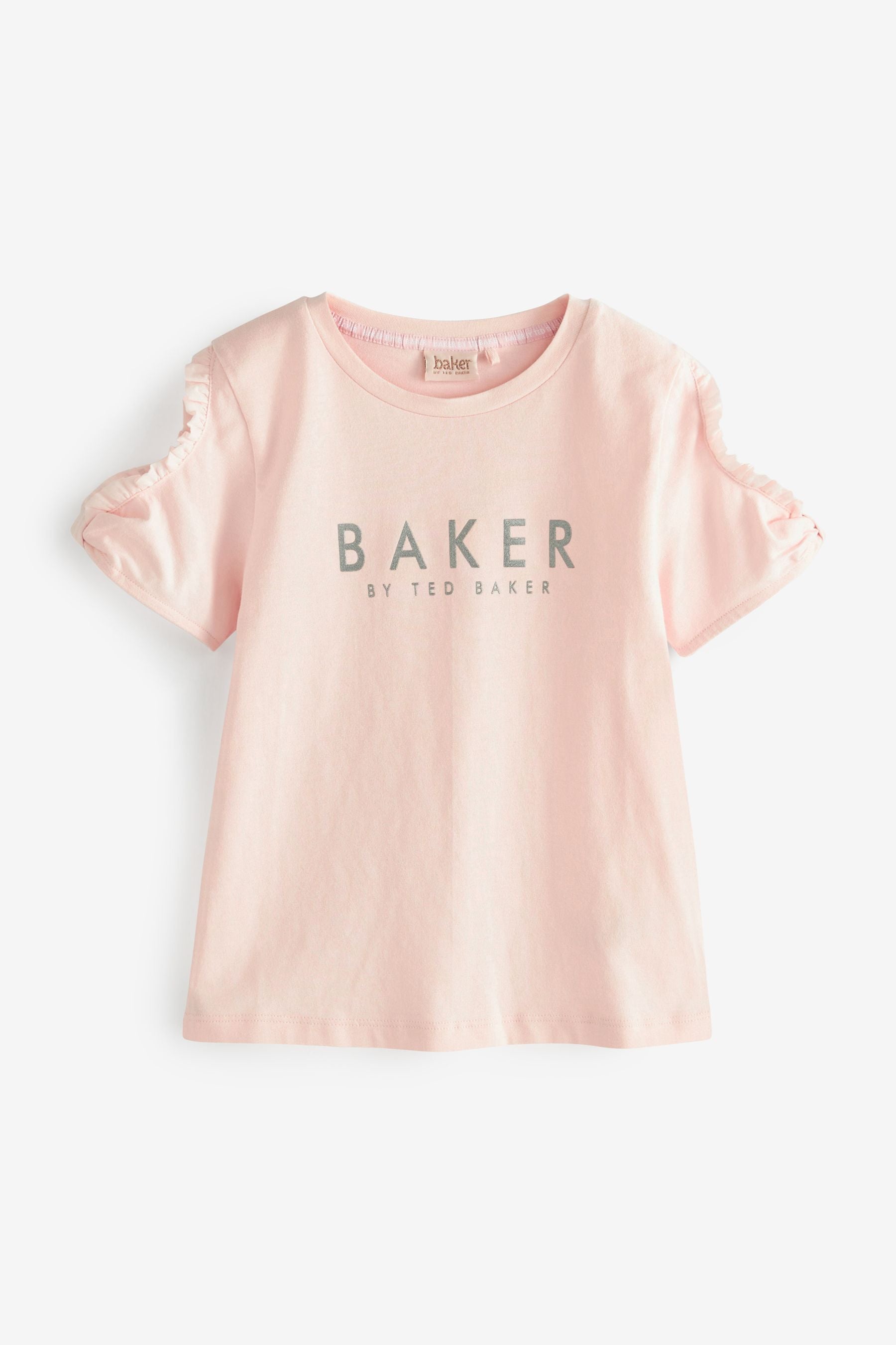 Baker by Ted Baker Pink Open Sleeve Top