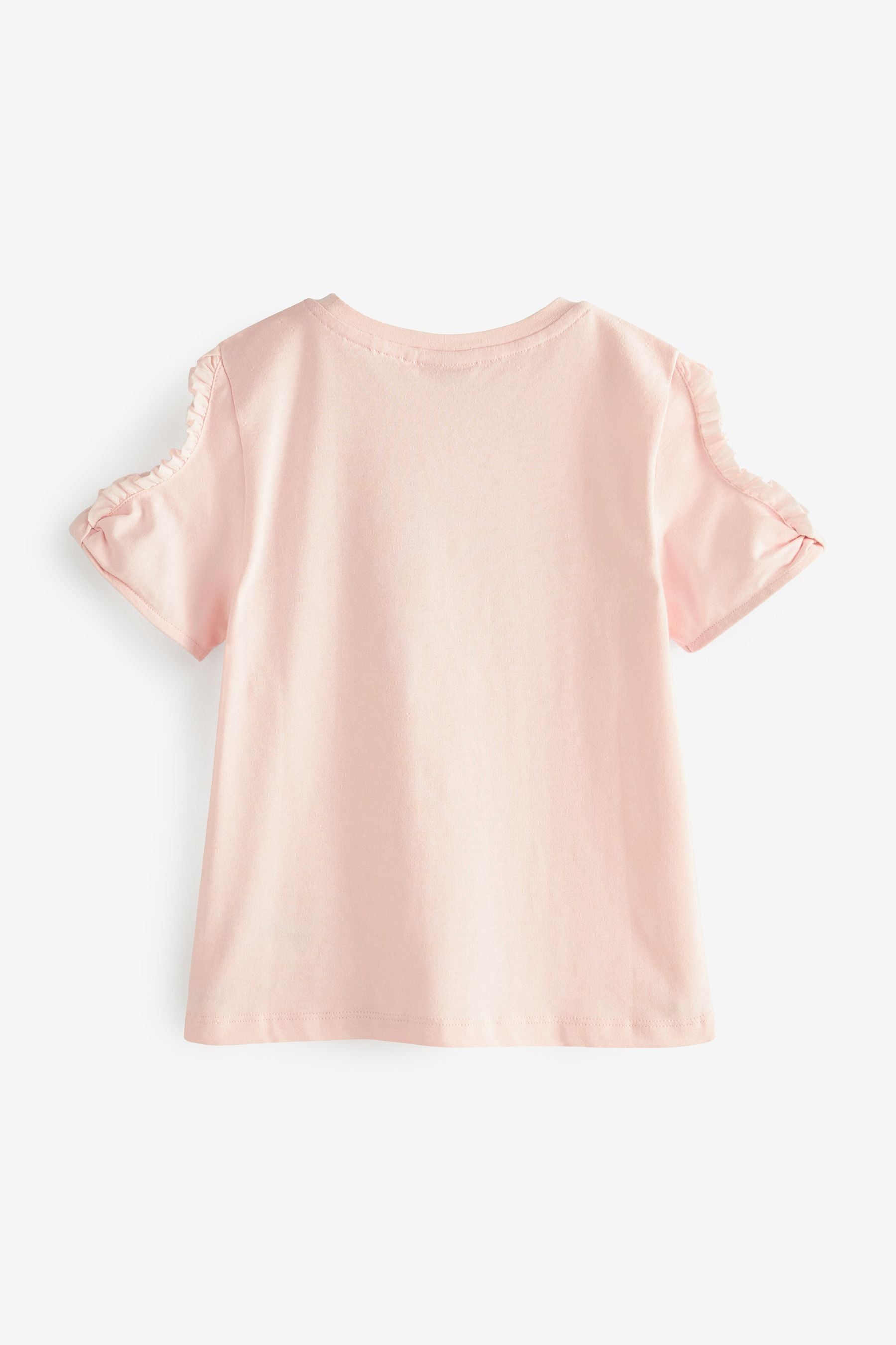 Baker by Ted Baker Pink Open Sleeve Top