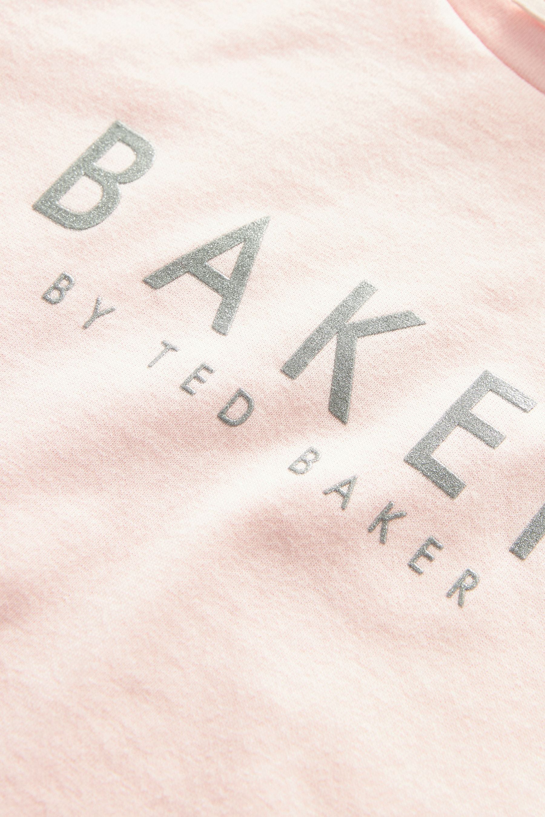 Baker by Ted Baker Pink Open Sleeve Top