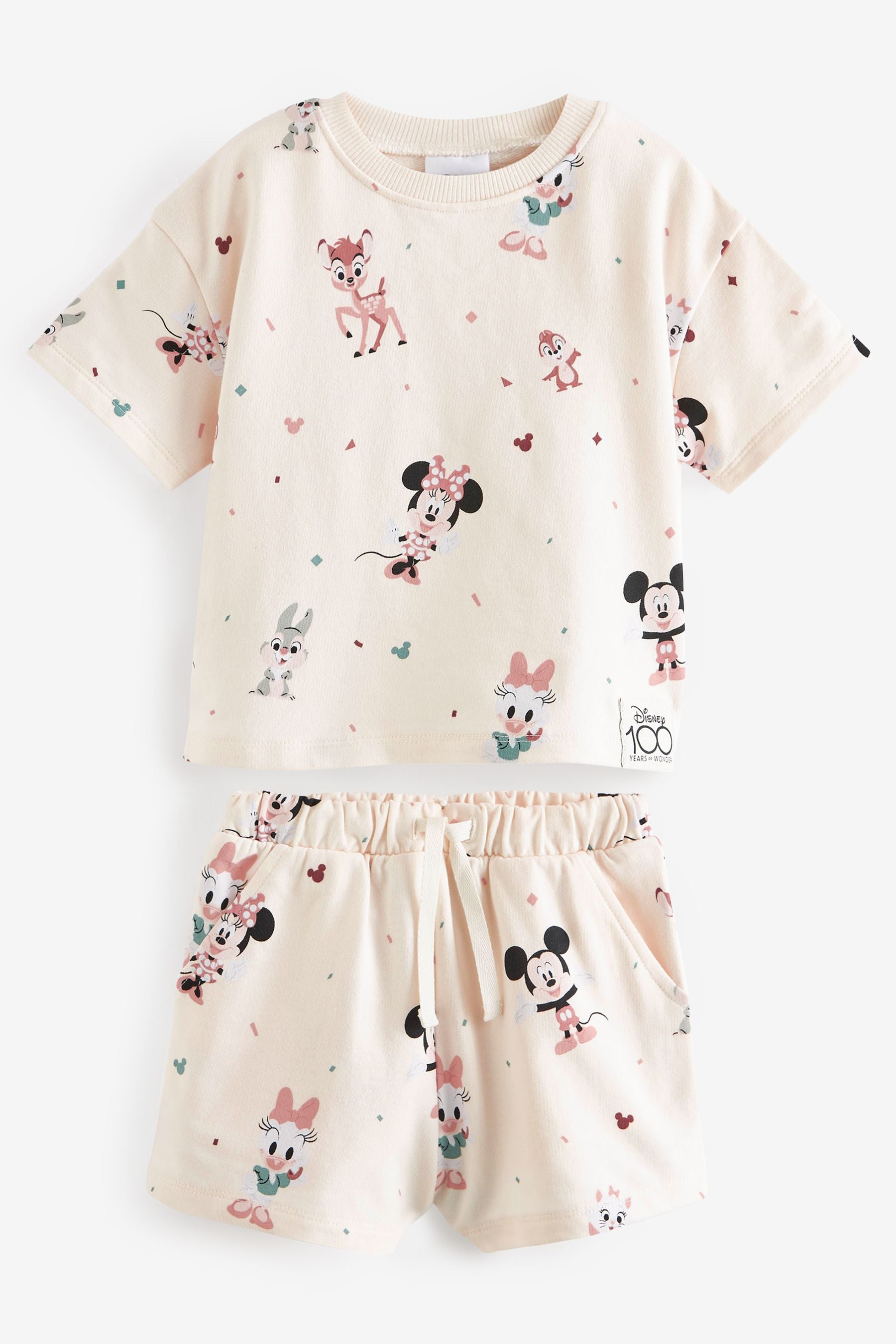 Cream Character Disney Short Co-ord (3mths-7yrs)