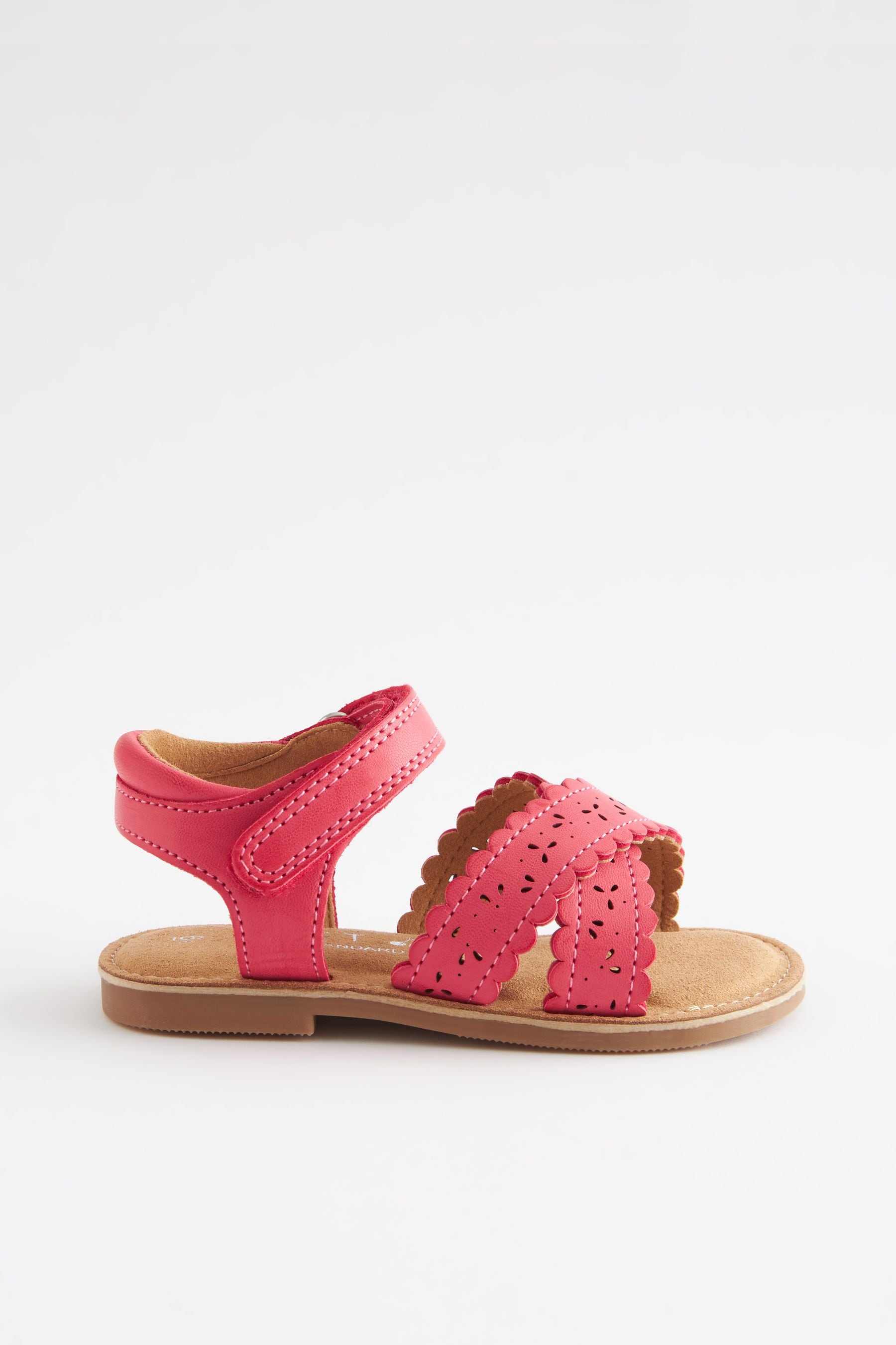 Hot Pink Crossover Ankle Strap Sandals – HappyBaby.eg
