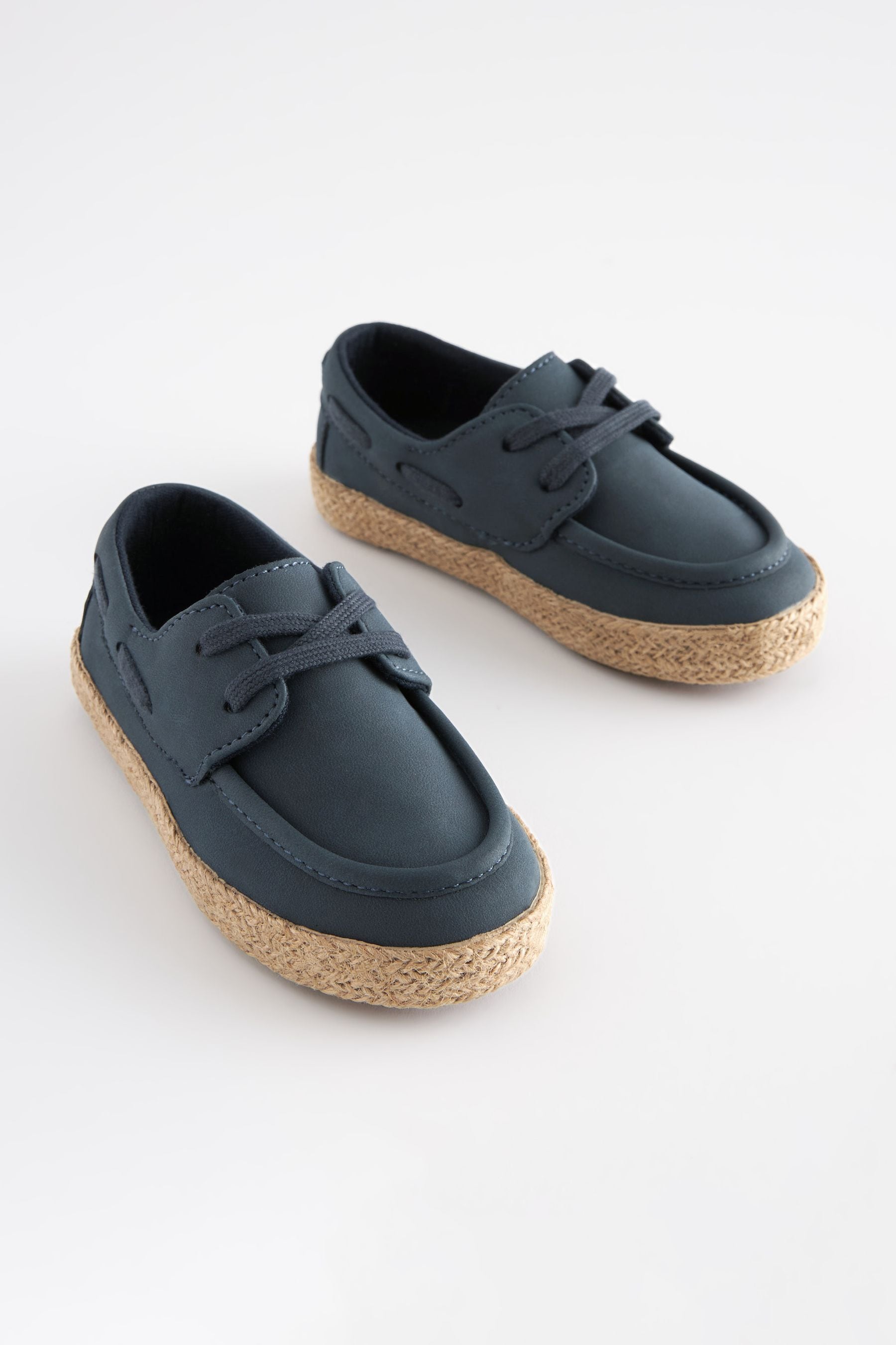 Navy Blue Boat Shoes