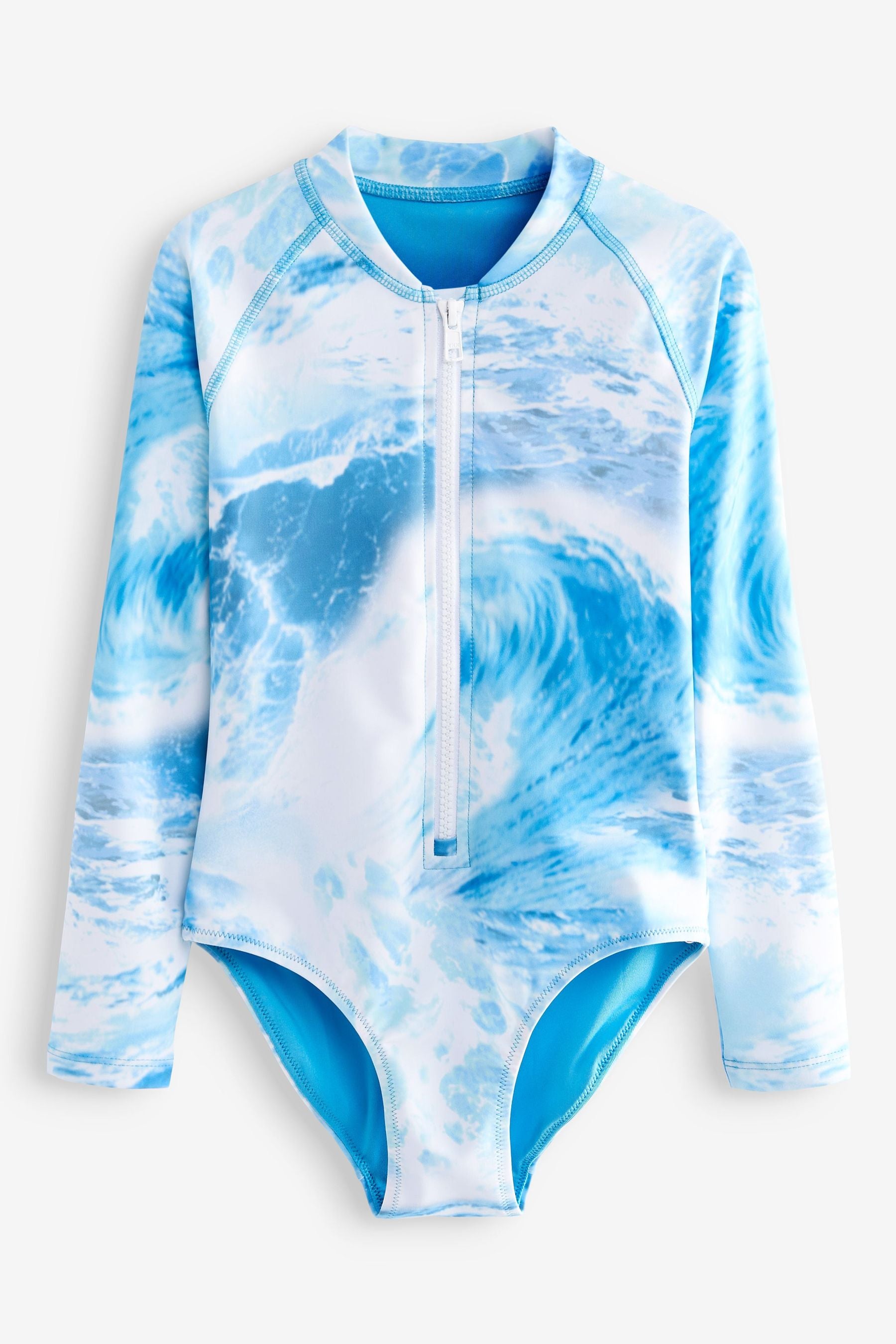 Blue Ocean Long Sleeved Swimsuit (3-16yrs)