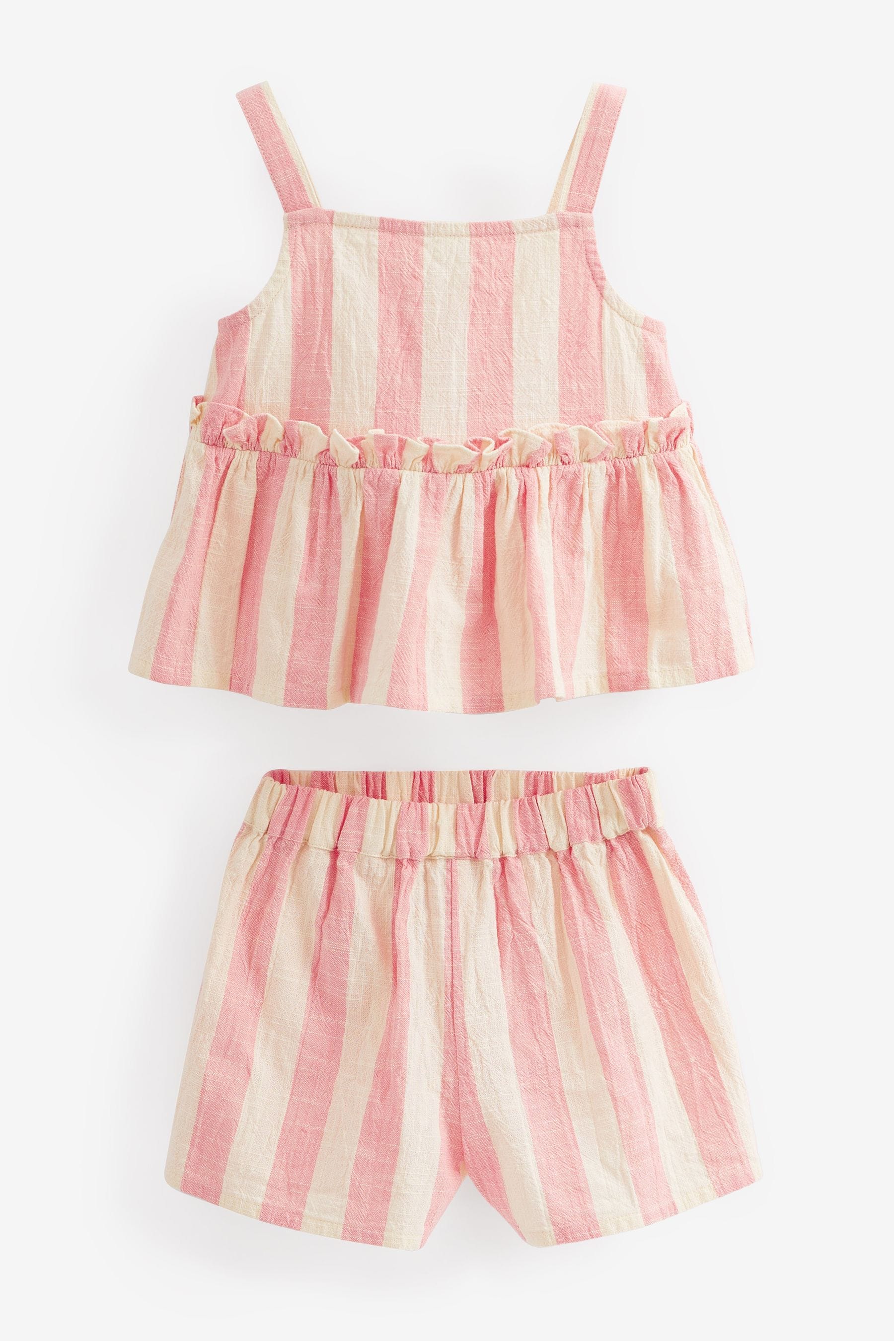 Pink Top And Short Set (3mths-7yrs)