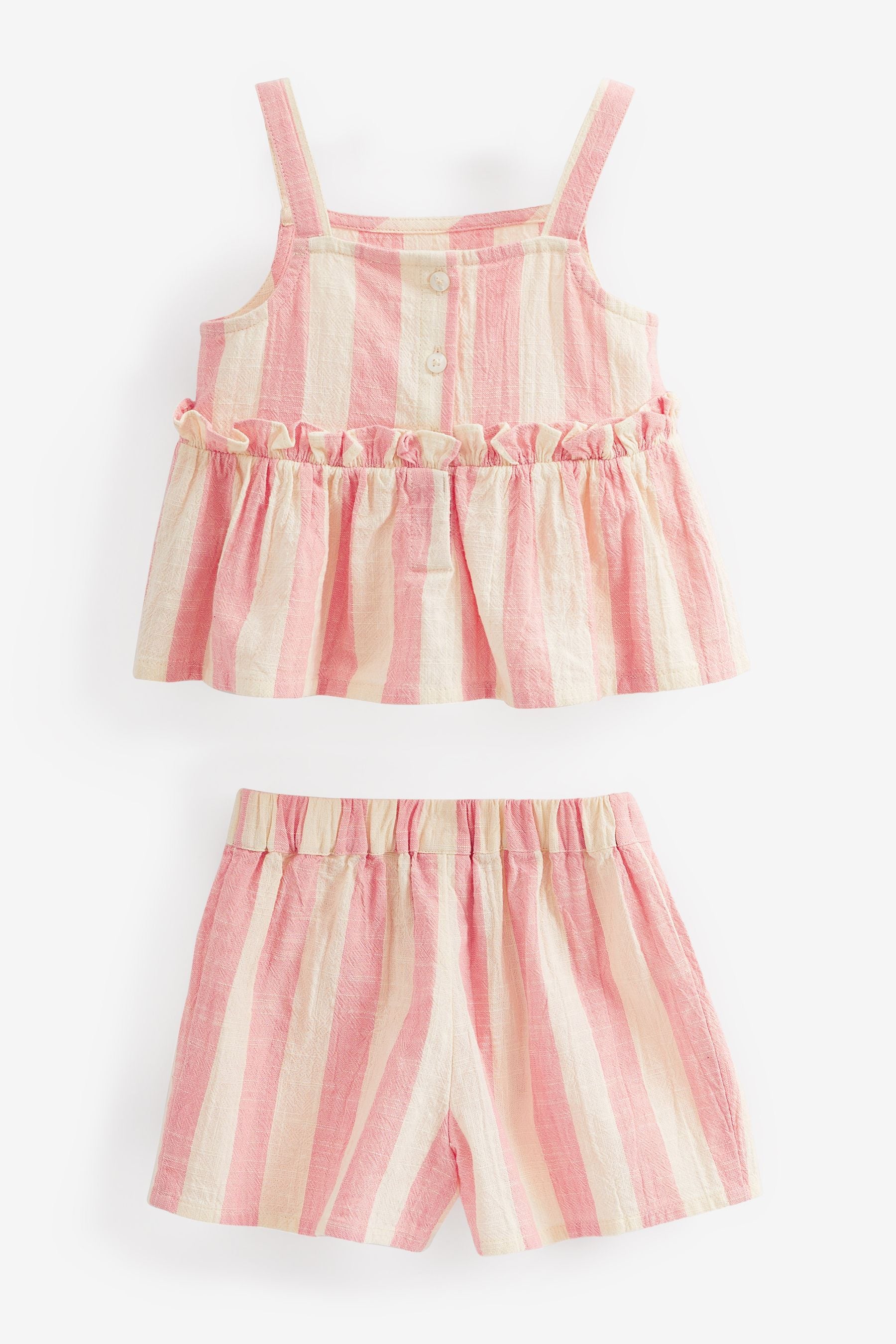 Pink Top And Short Set (3mths-7yrs)