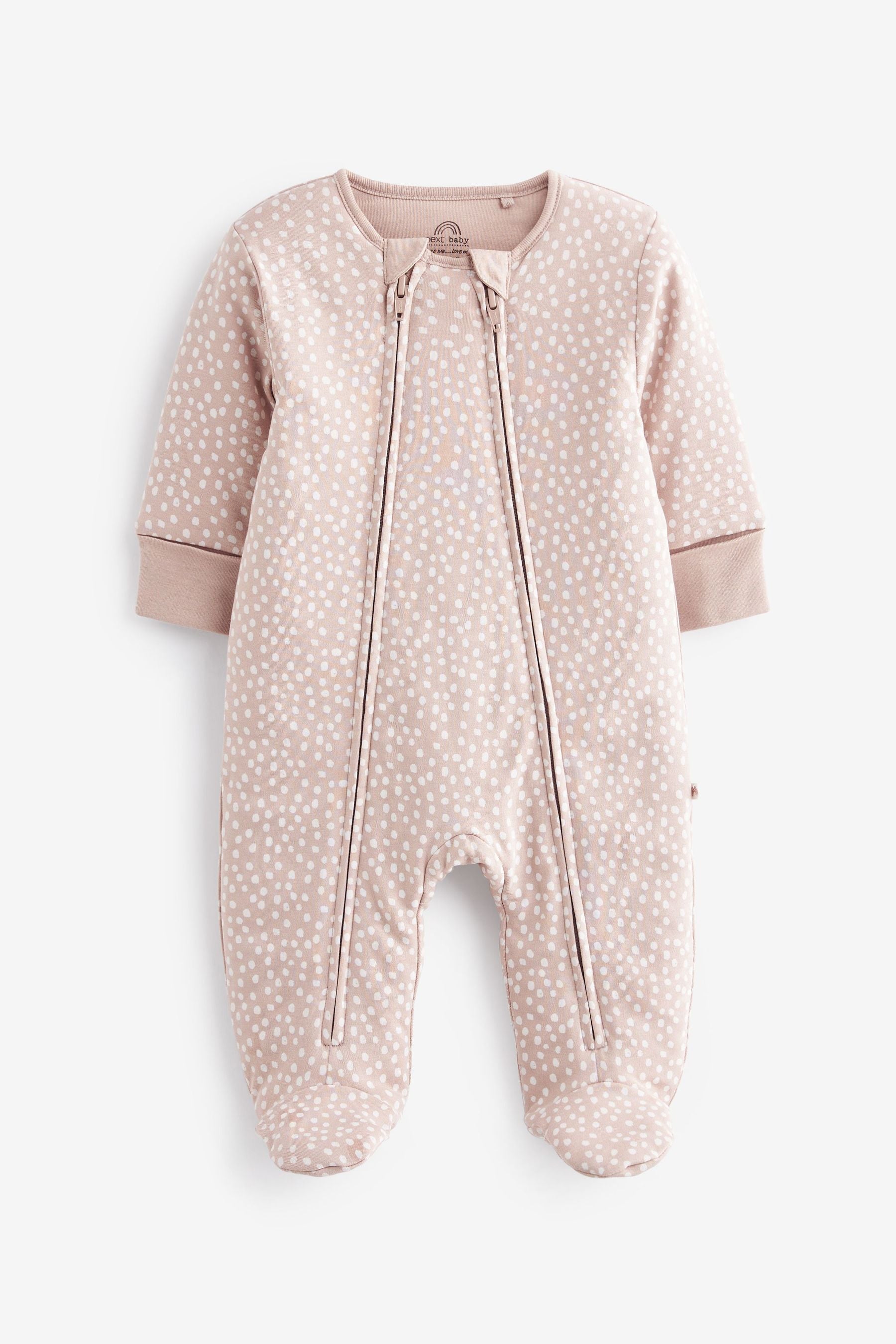 Beige/Cream 2.5 Tog Wadded Single Sleepsuit