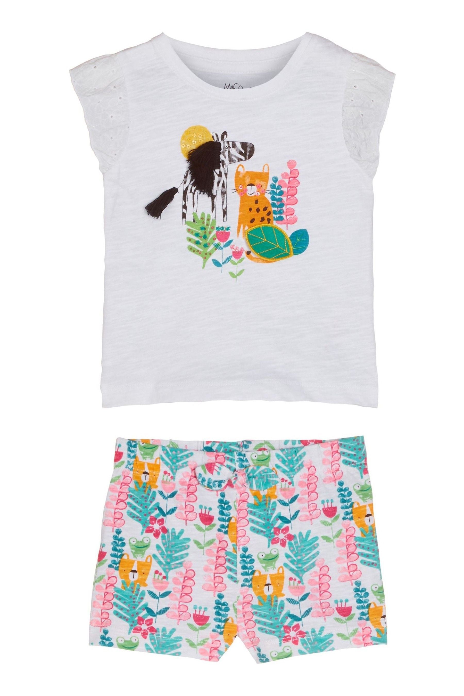 M&Co White Tropical Set