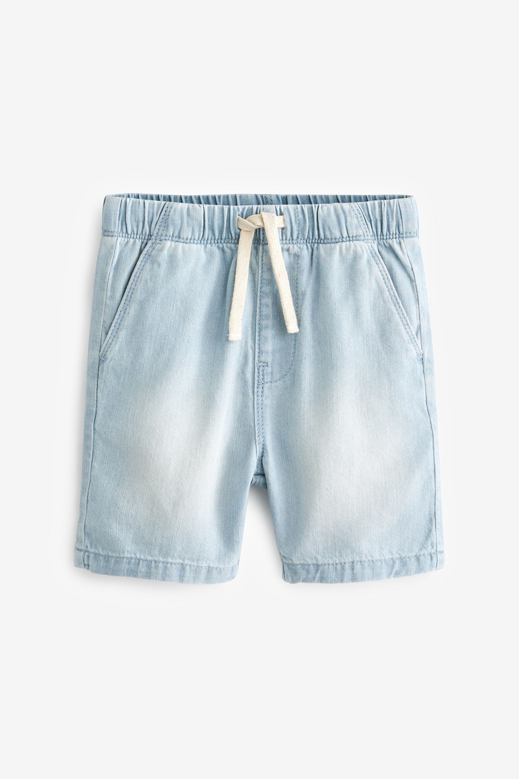 Light Blue Denim Pull-On Shorts (3mths-7yrs)