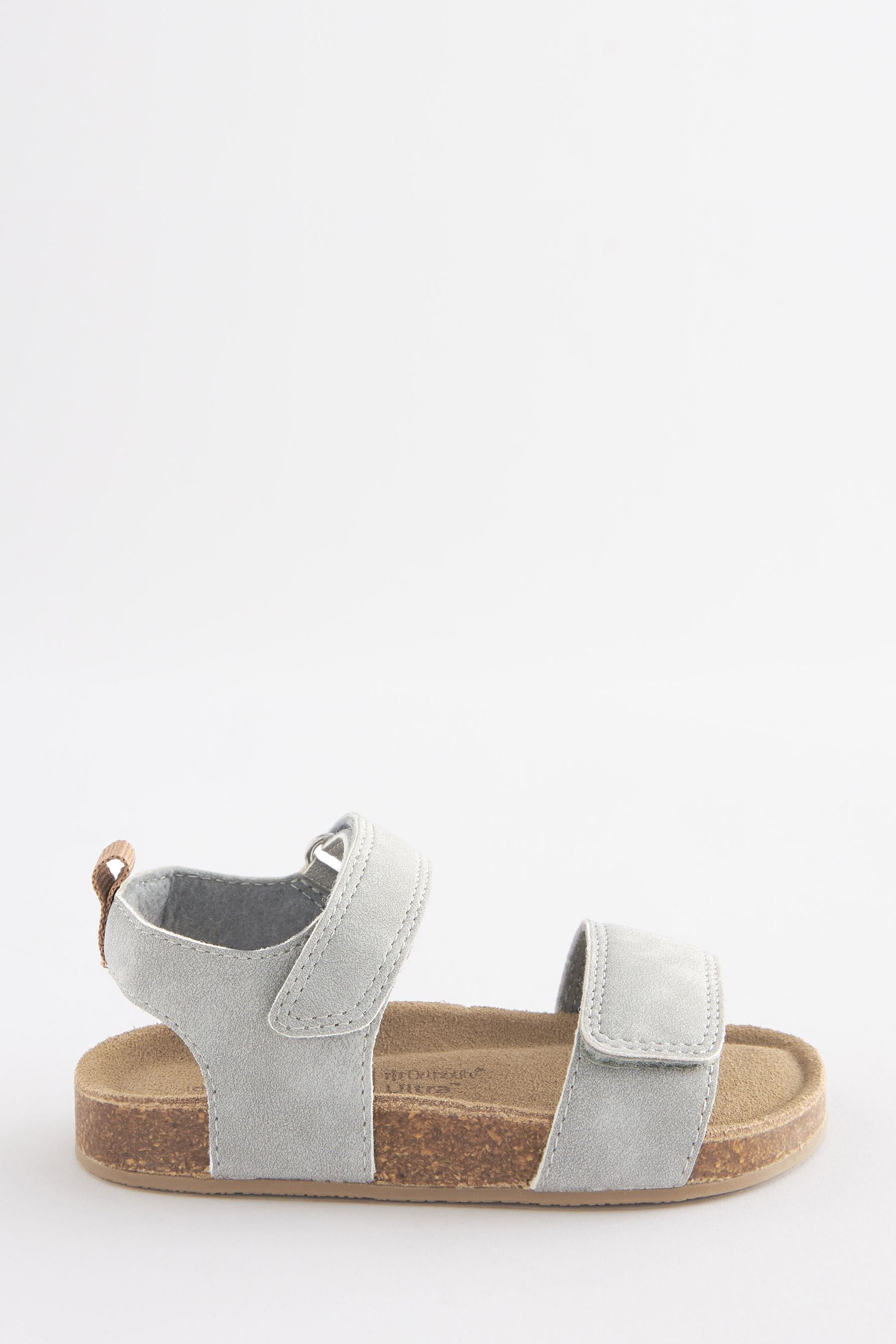 Grey Corkbed Comfort Sandals