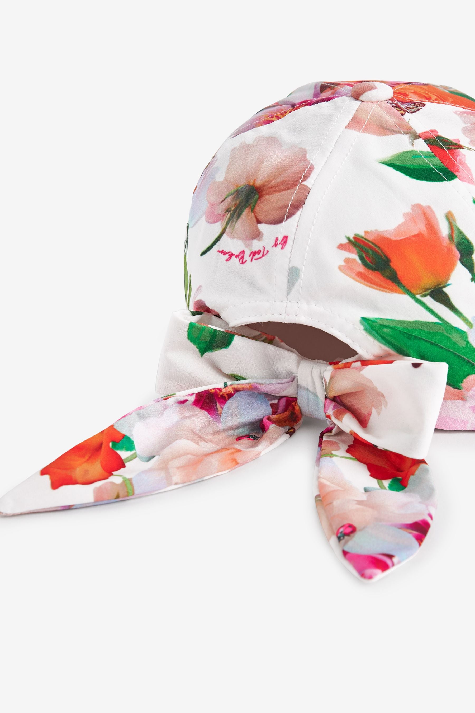 White Baker by Ted Baker White Floral Print Cap