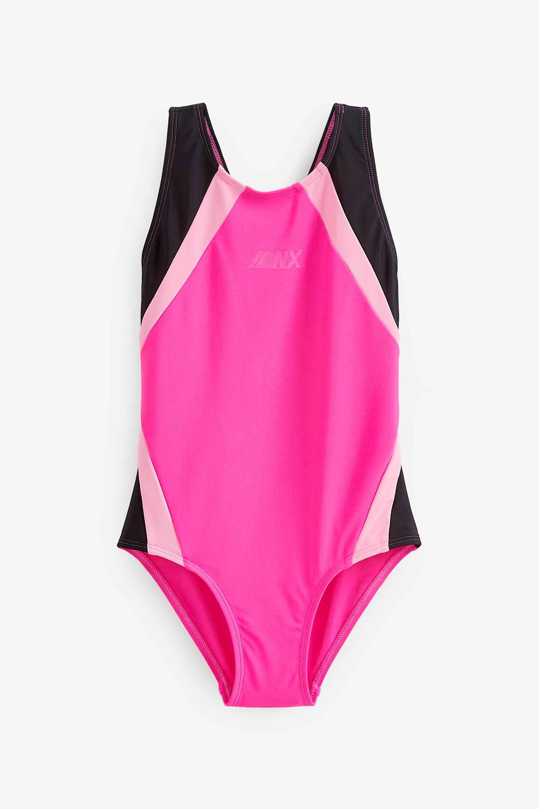 Pink Sports Swimsuit (3-16yrs)