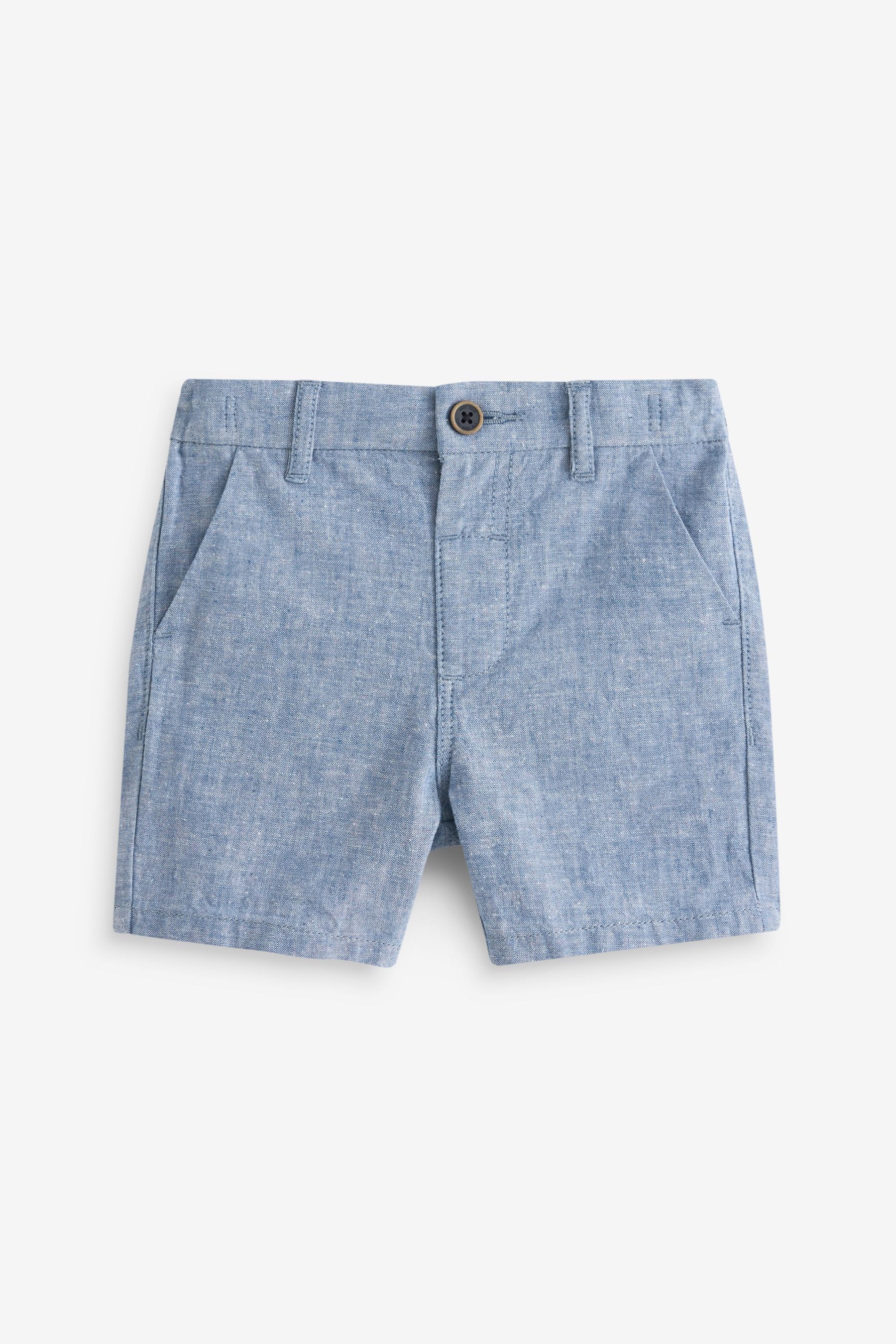 Chambray Blue Chino Shorts (3mths-7yrs)