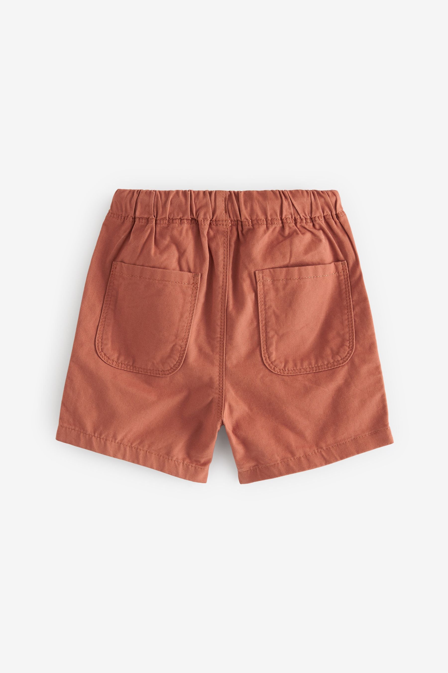 Rust Brown Pull-On Shorts (3mths-7yrs)