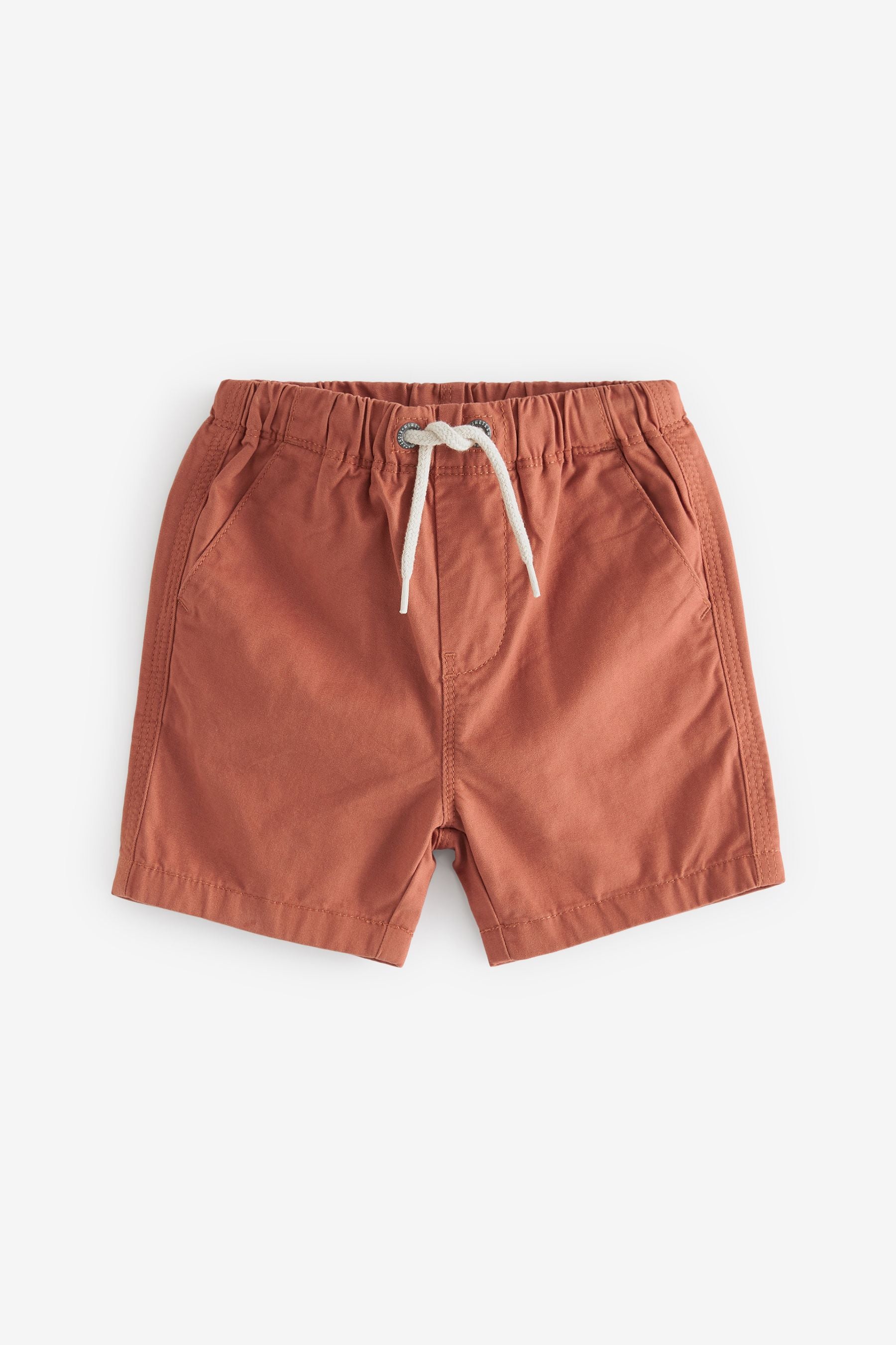 Rust Brown Pull-On Shorts (3mths-7yrs)