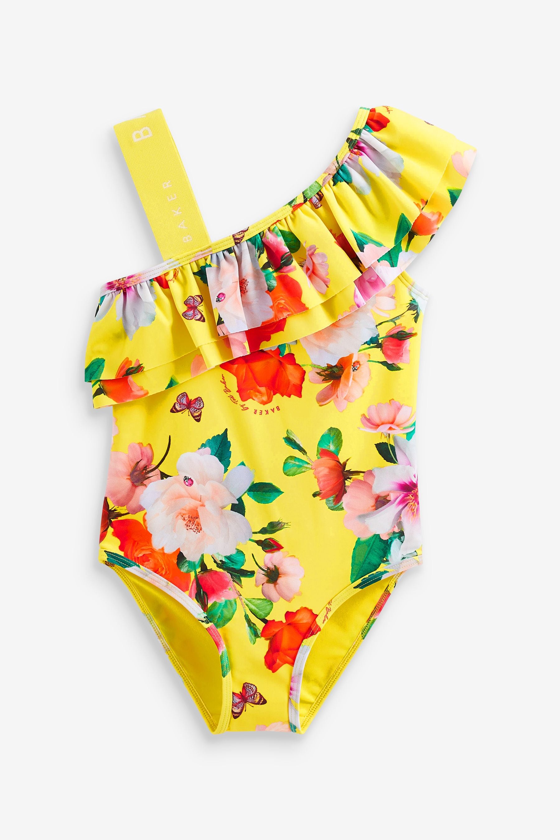 Yellow Baker by Ted Baker Yellow Floral Swimsuit