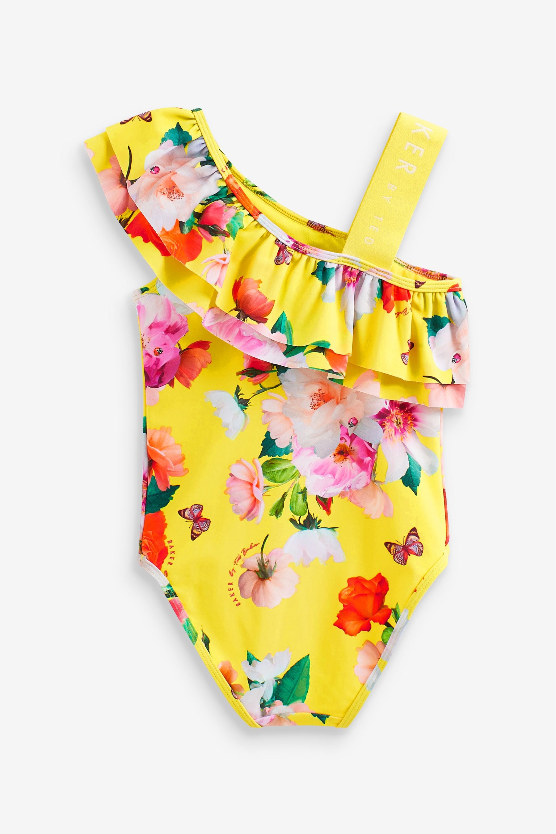 Yellow Baker by Ted Baker Yellow Floral Swimsuit