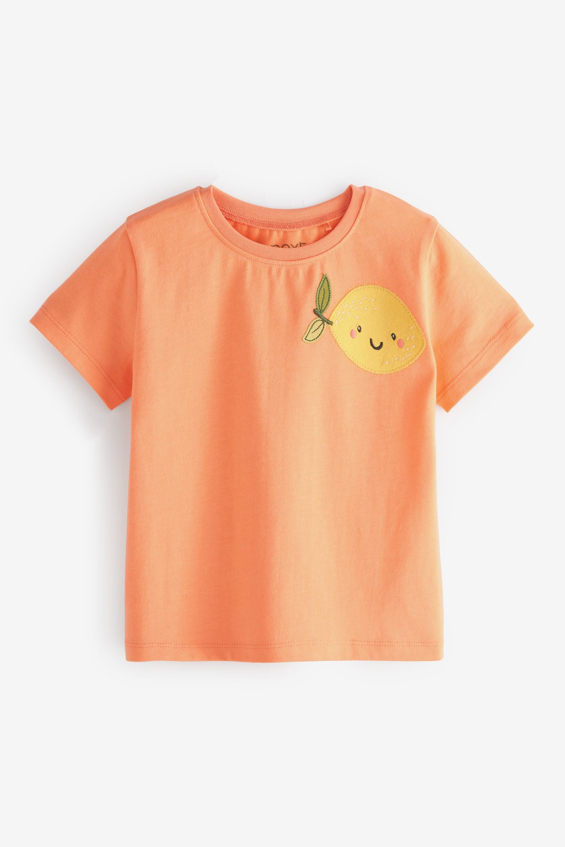 Orange Lemon Short Sleeve Cotton T-Shirt (3mths-7yrs)