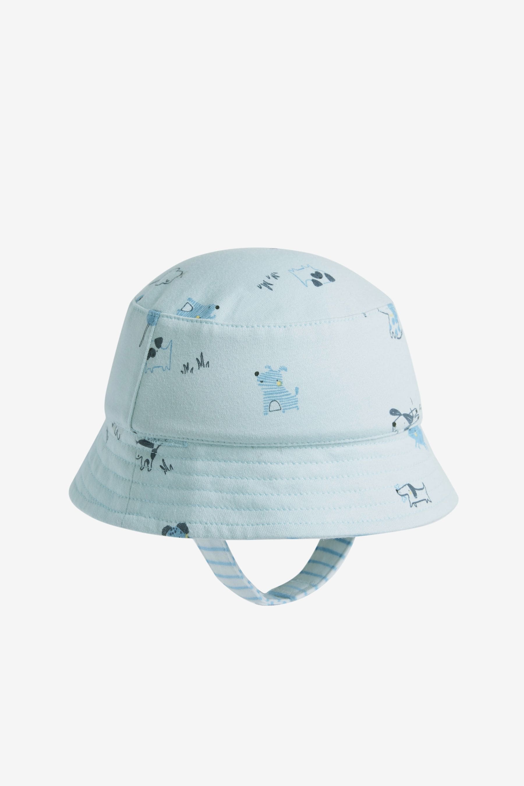 Blue Baby Bucket Hat (0mths-2yrs)