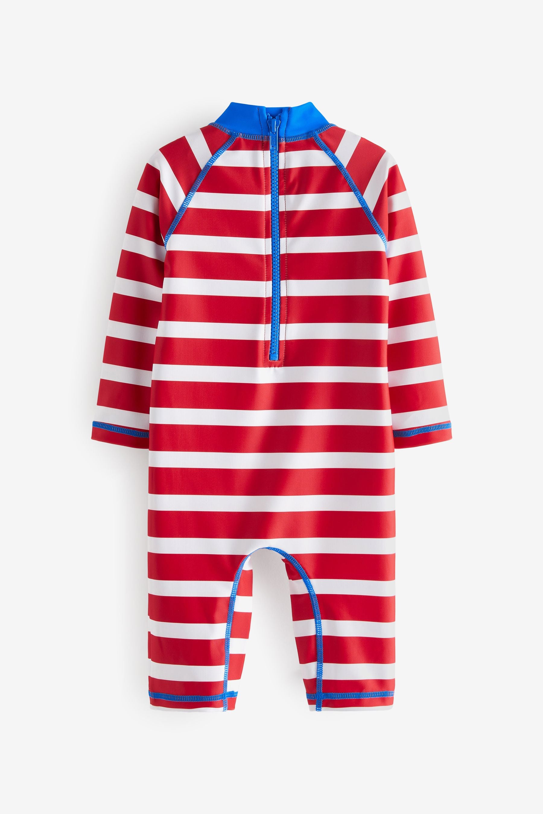 Red Stripe Sunsafe Swimsuit And Hat (3mths-7yrs)