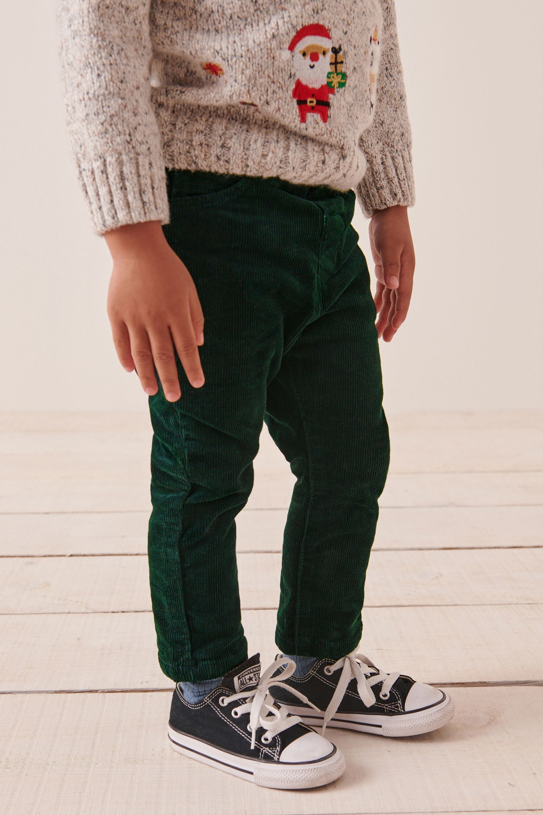 Green Corduroy Trousers (3mths-7yrs)