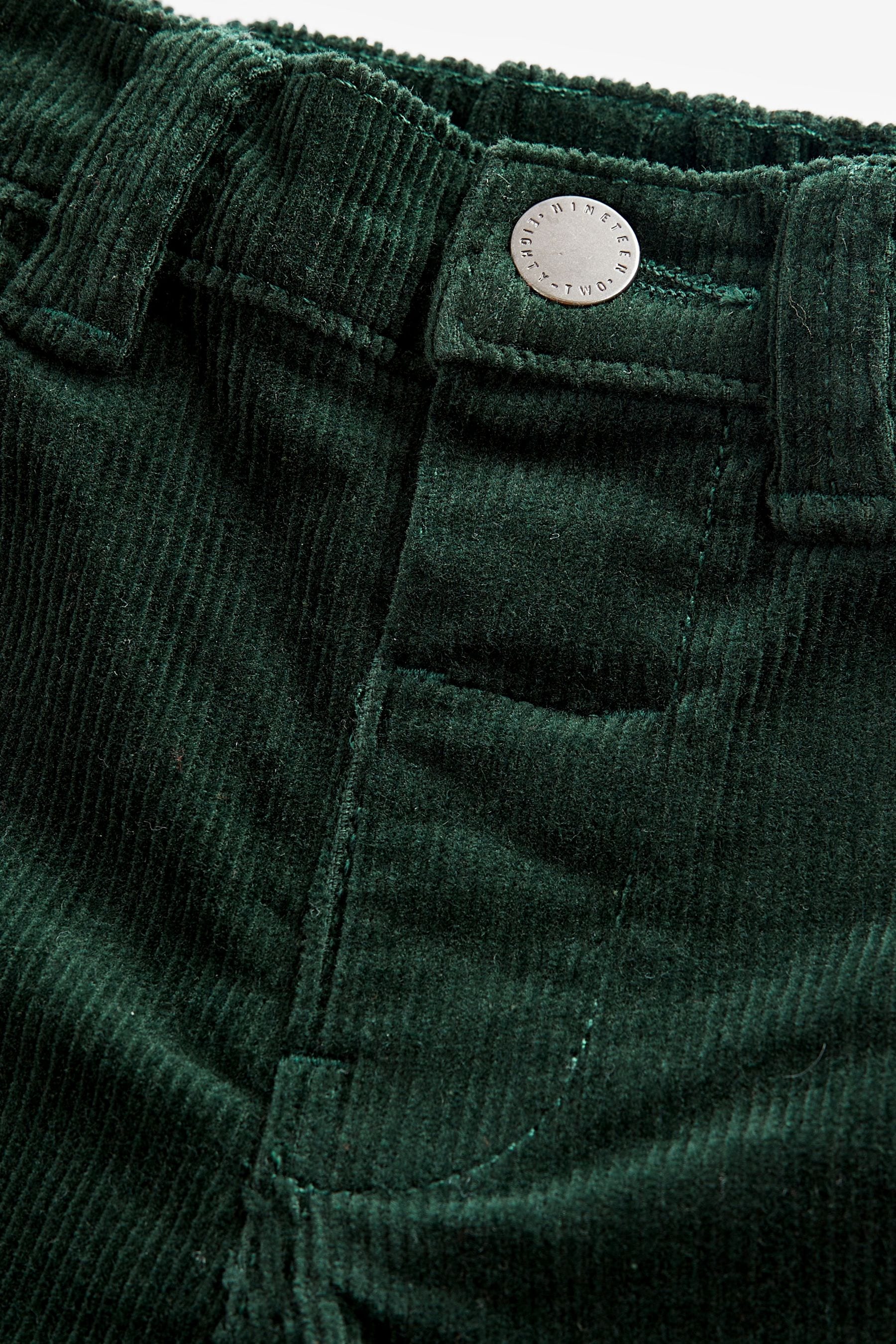 Green Corduroy Trousers (3mths-7yrs)