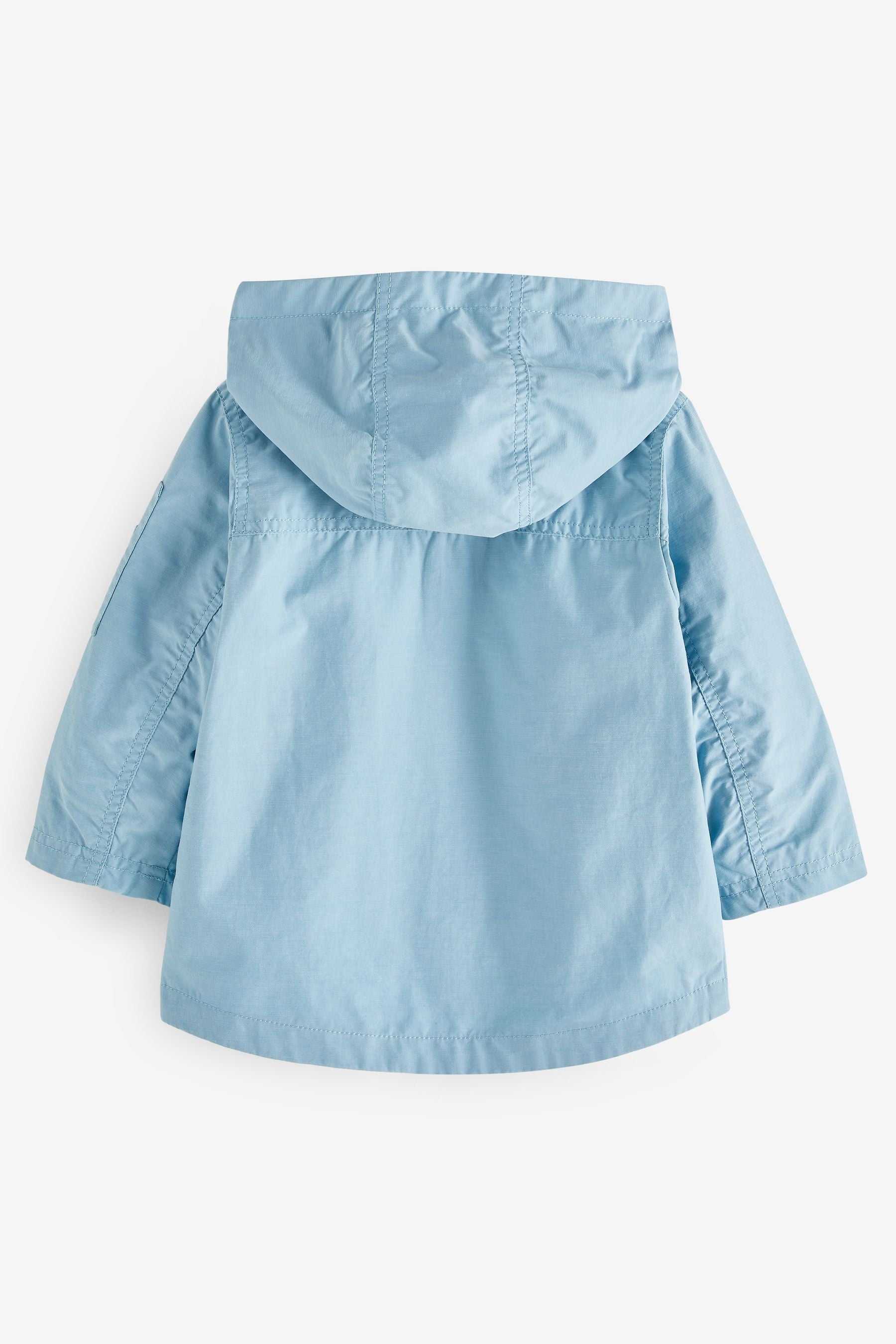 Light Blue Utility Shower Resistant Summer Coat (3mths-7yrs)