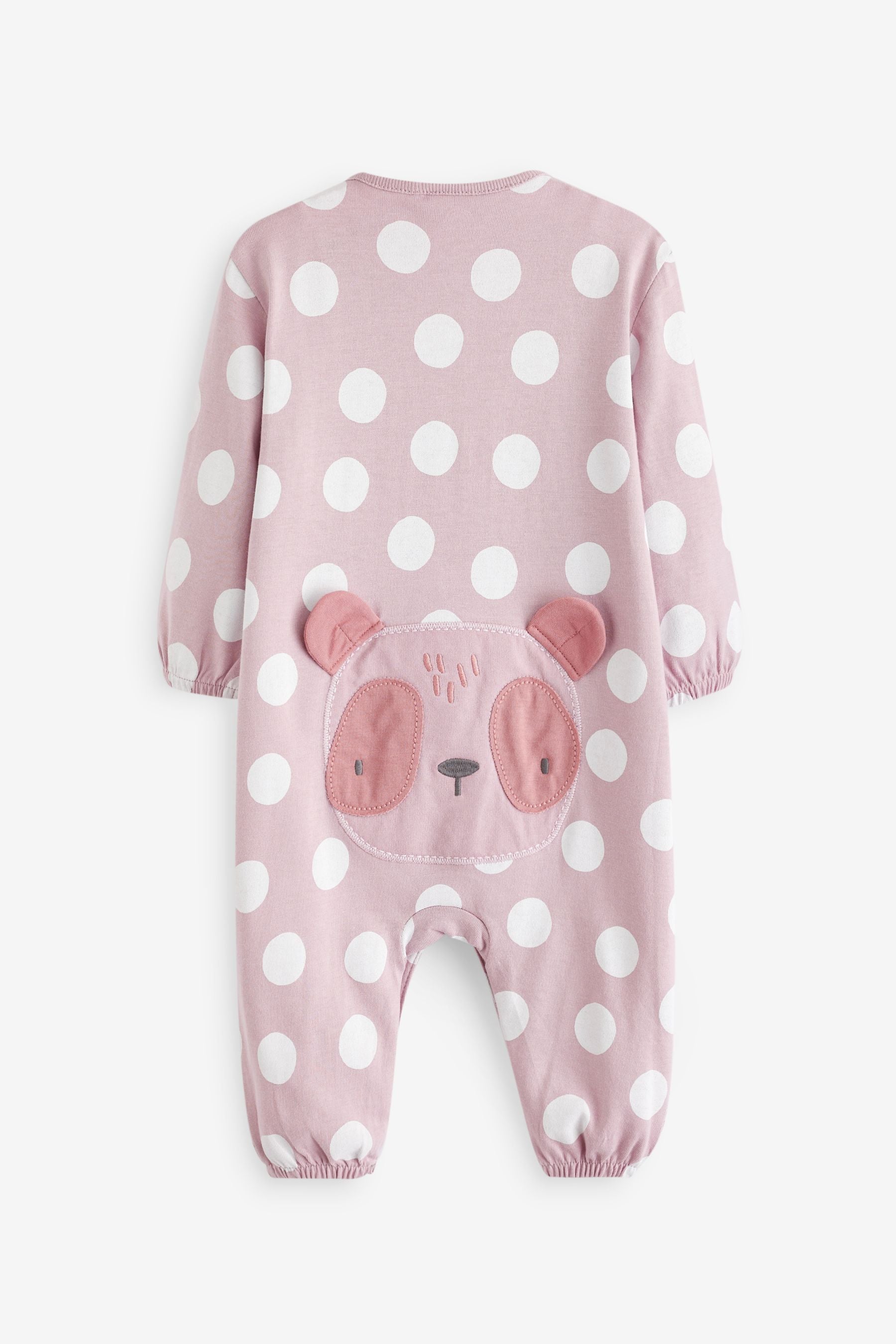 Pink Panda Footless Baby Sleepsuit (0mths-3yrs)