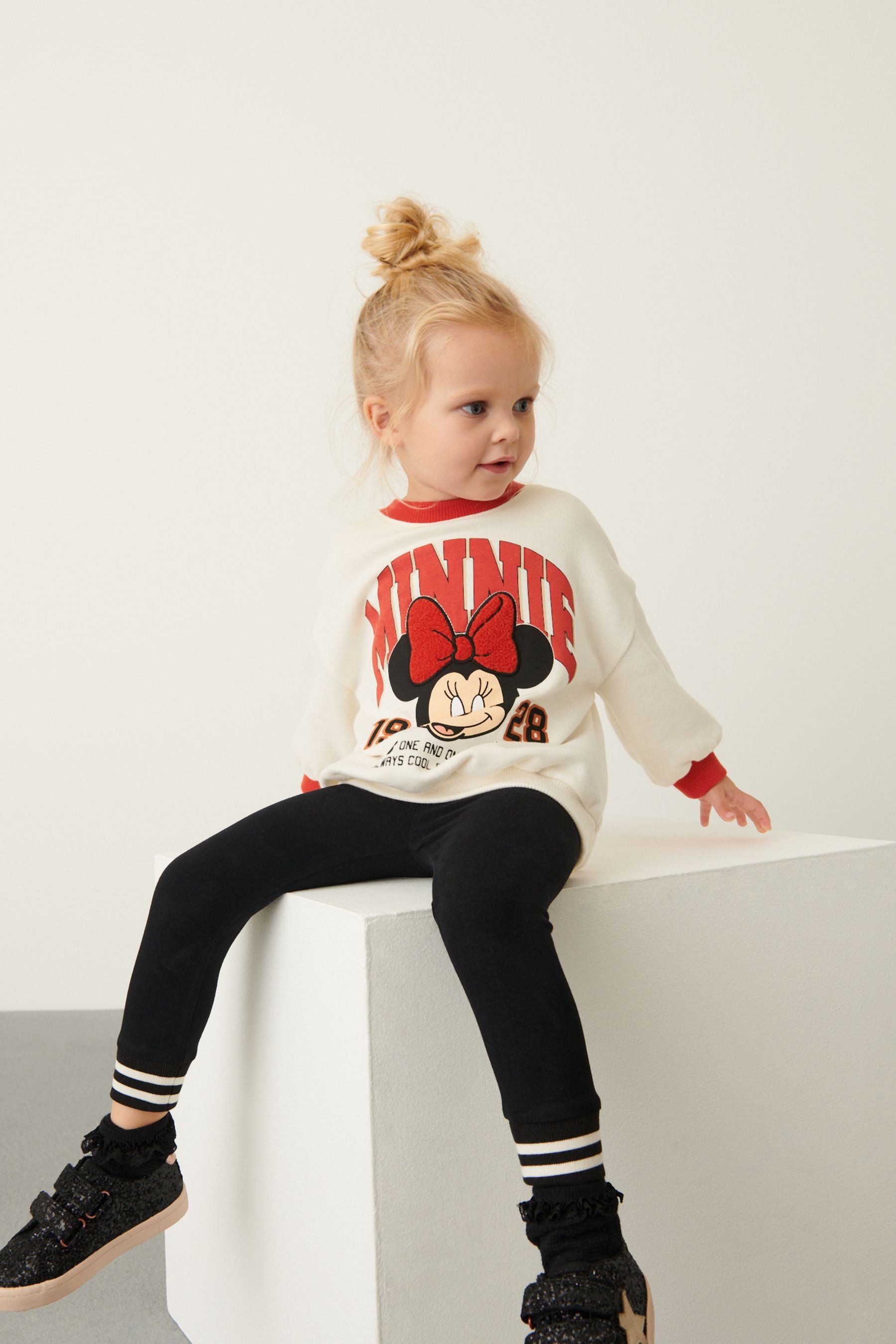 Minnie Varsity Red Character Sweat And Leggings Set (3mths-7yrs)