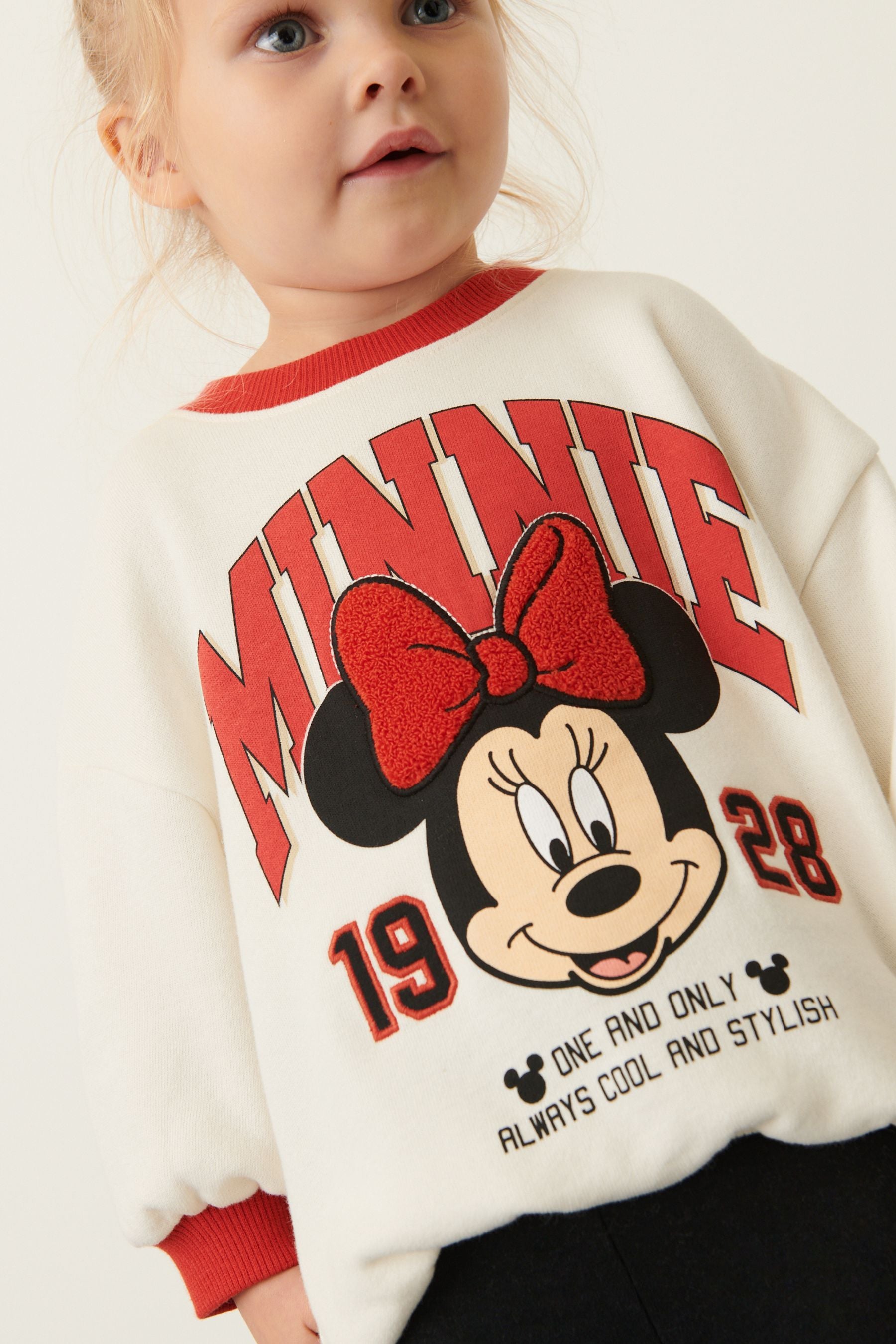 Minnie Varsity Red Character Sweat And Leggings Set (3mths-7yrs)