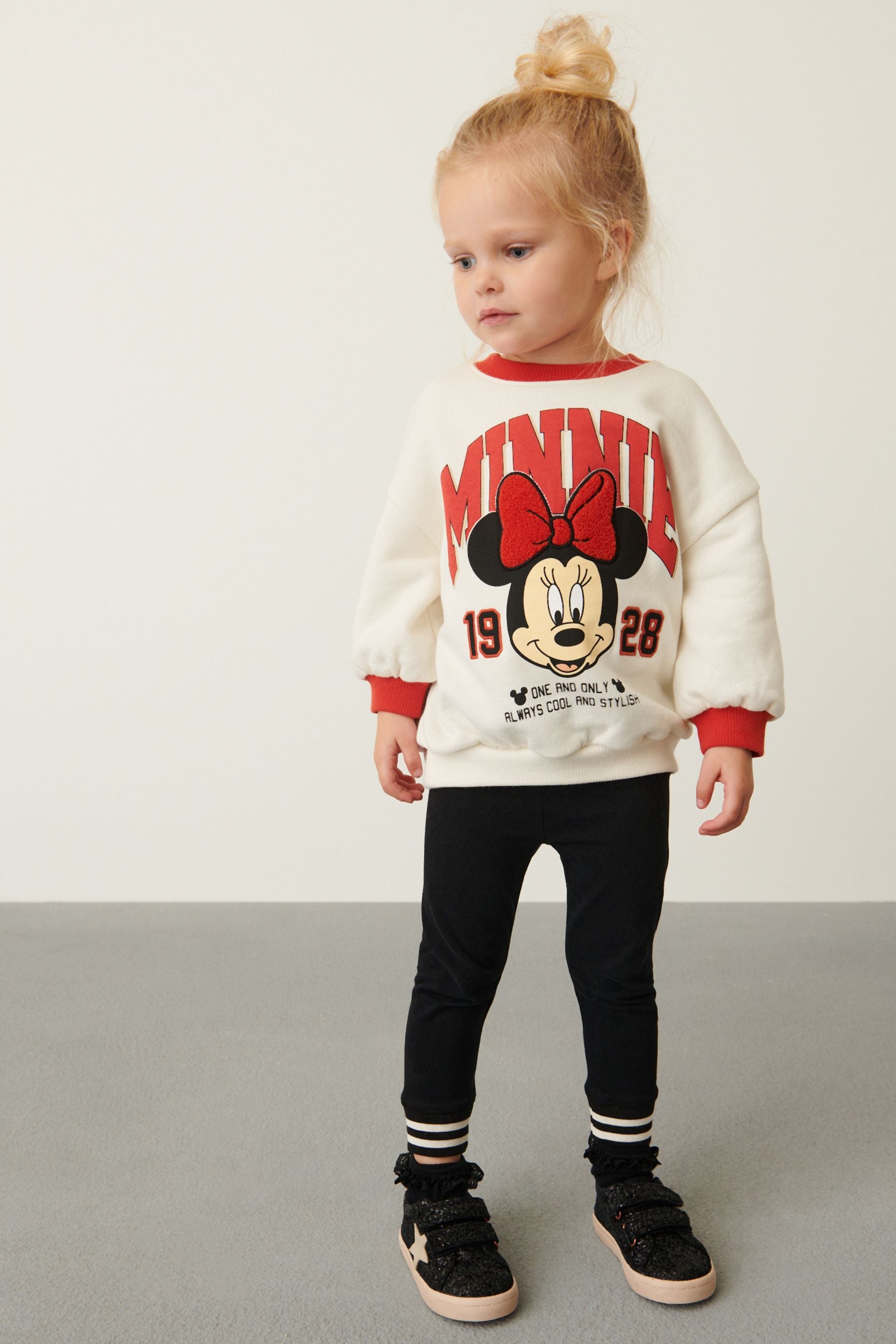 Minnie Varsity Red Character Sweat And Leggings Set (3mths-7yrs)