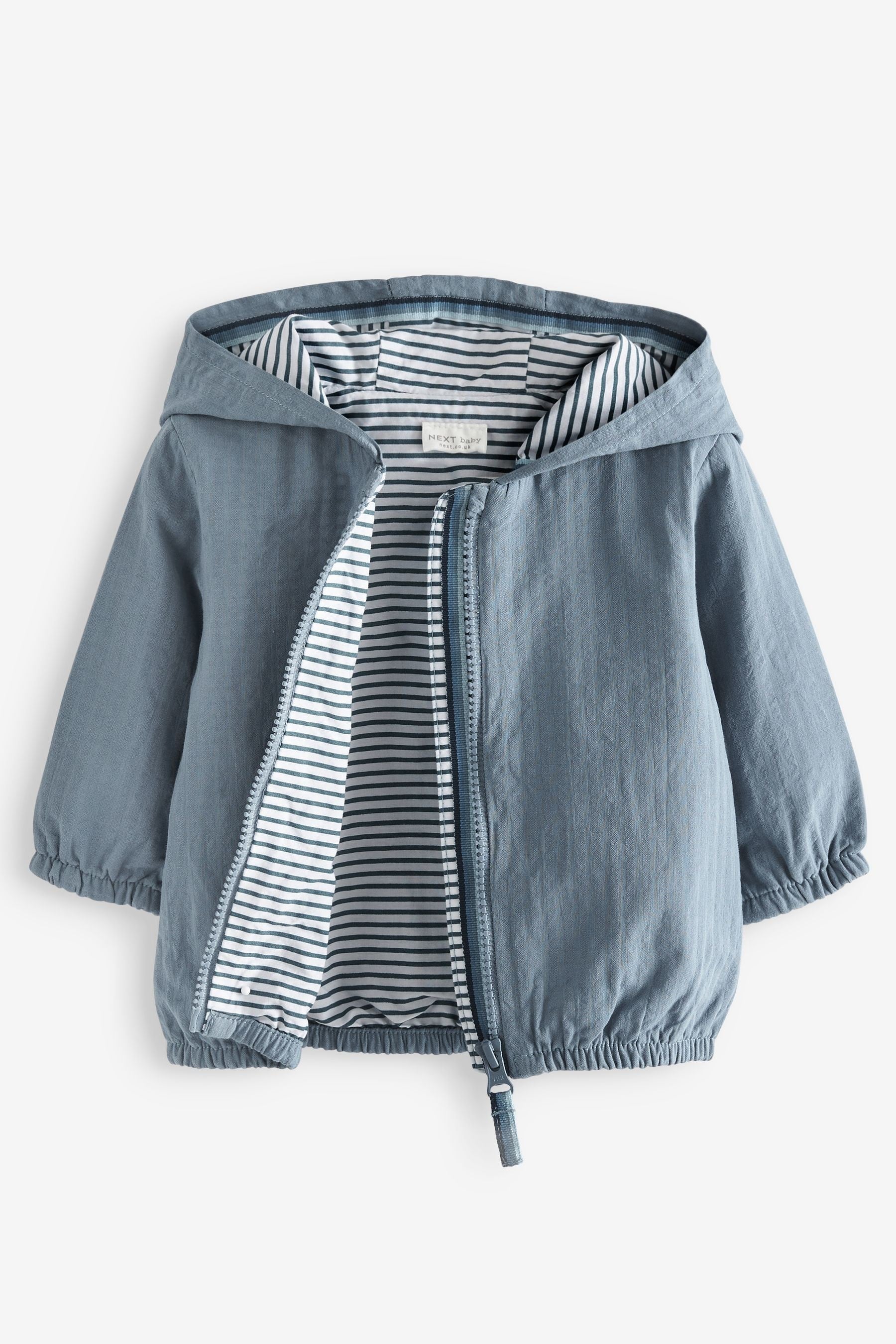 Blue Baby Crinkle jacket (0mths-2yrs)