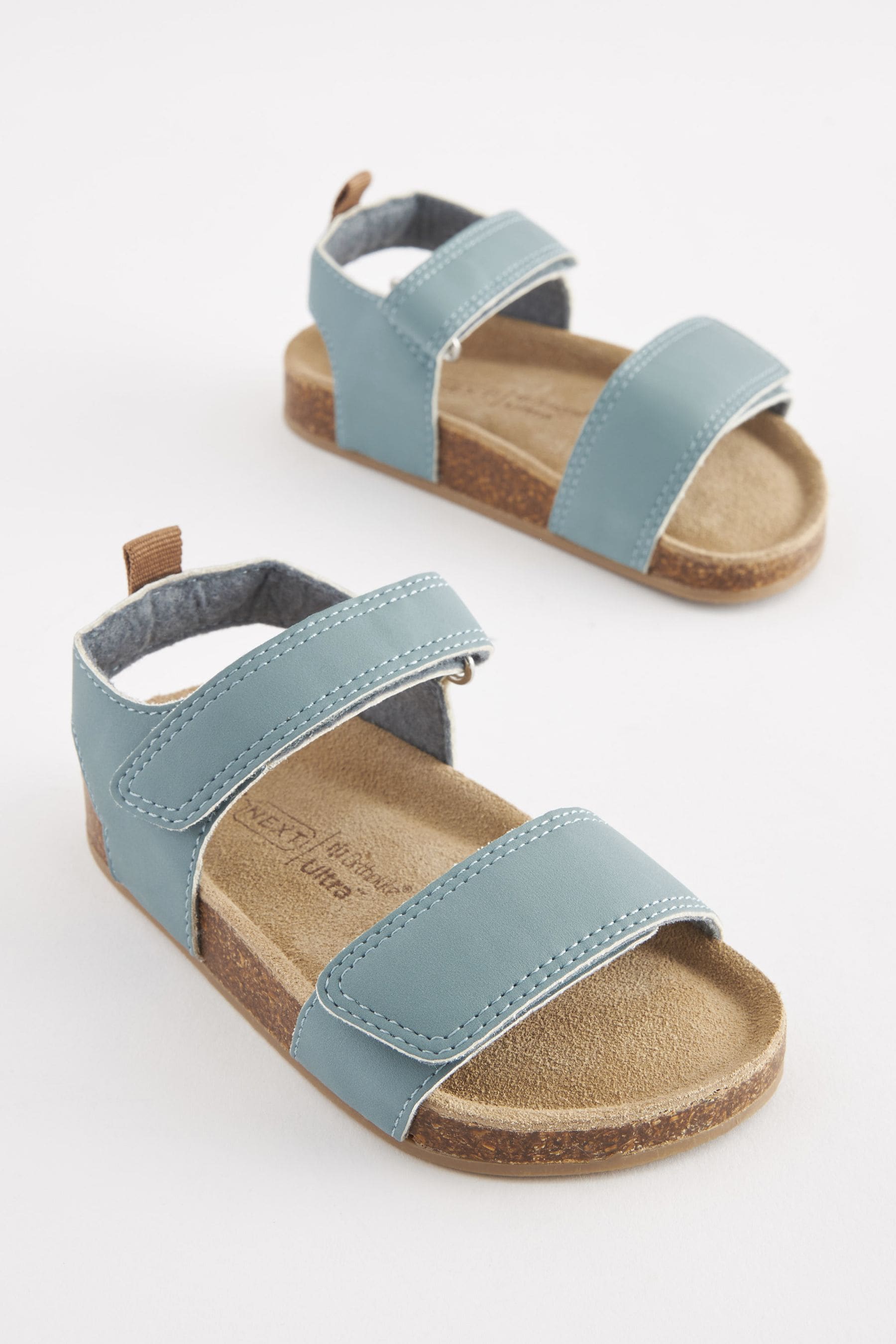 Mineral Blue Corkbed Comfort Sandals