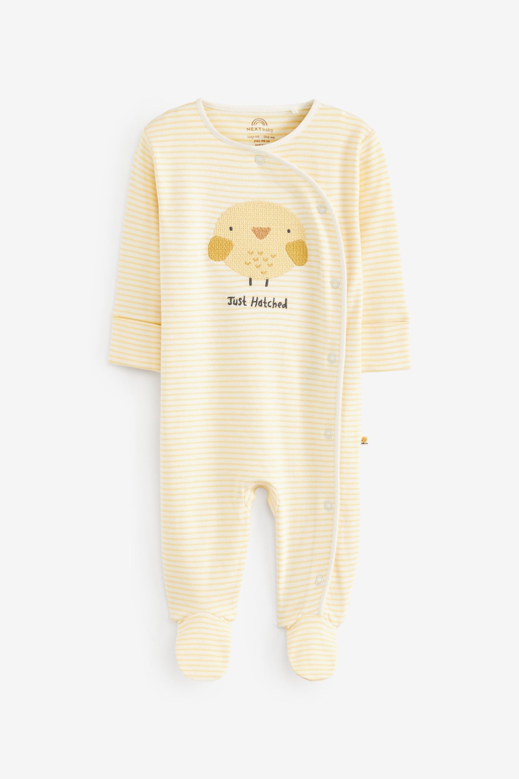 Yellow Chick Character Sleepsuit (0-9mths)