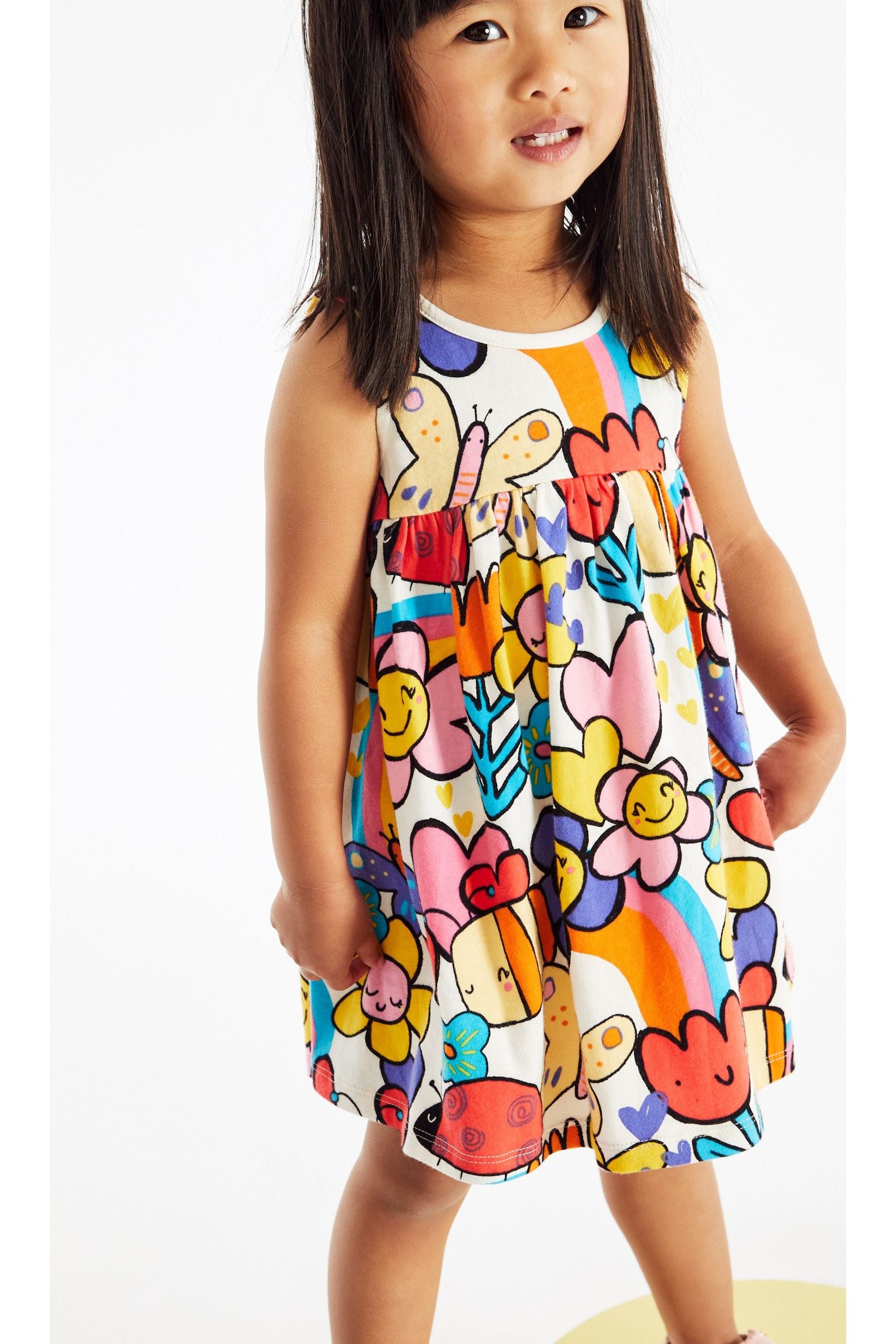 Bright Character Sleeveless Jersey Dress (3mths-7yrs)