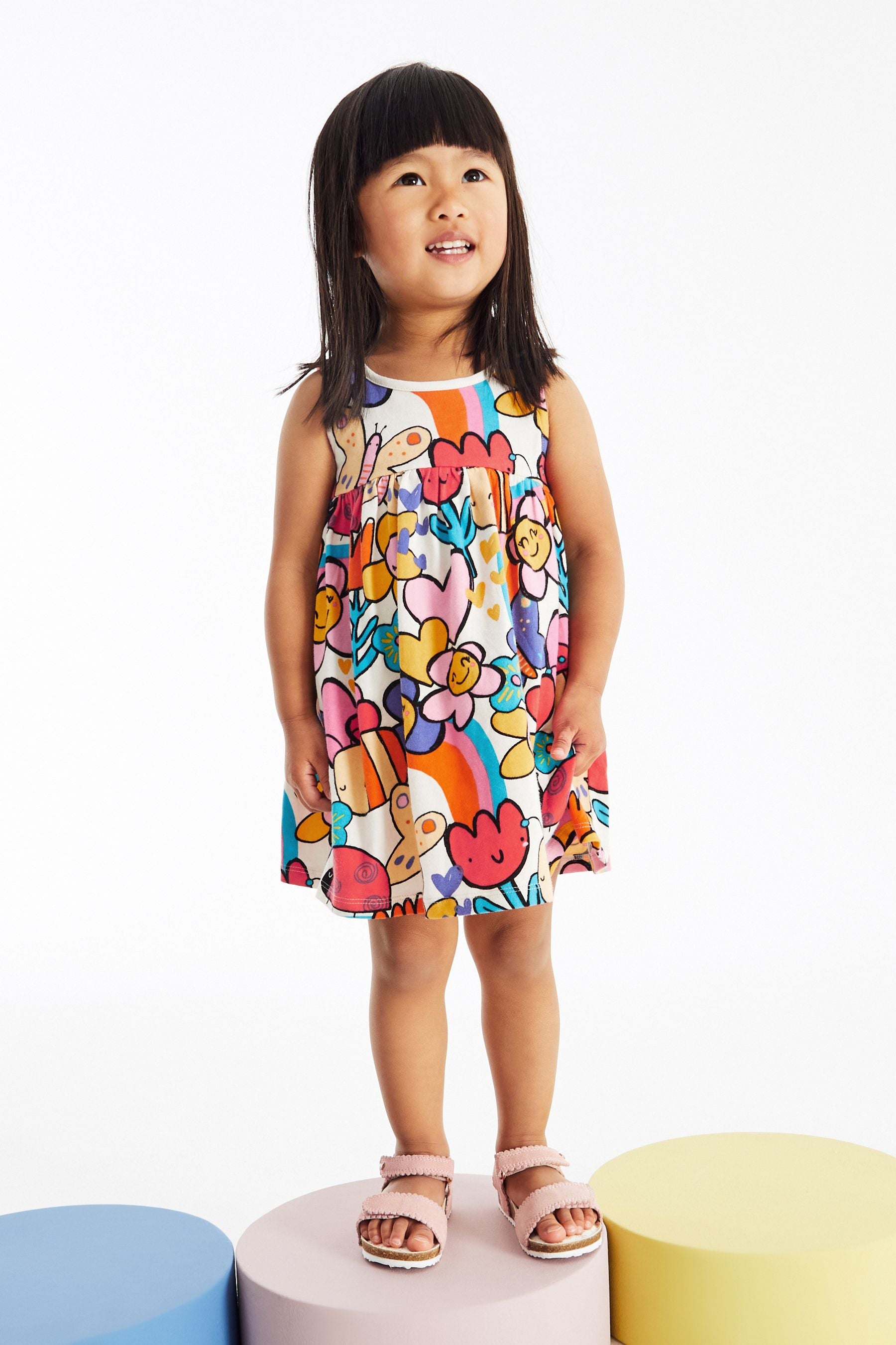 Bright Character Sleeveless Jersey Dress (3mths-7yrs)