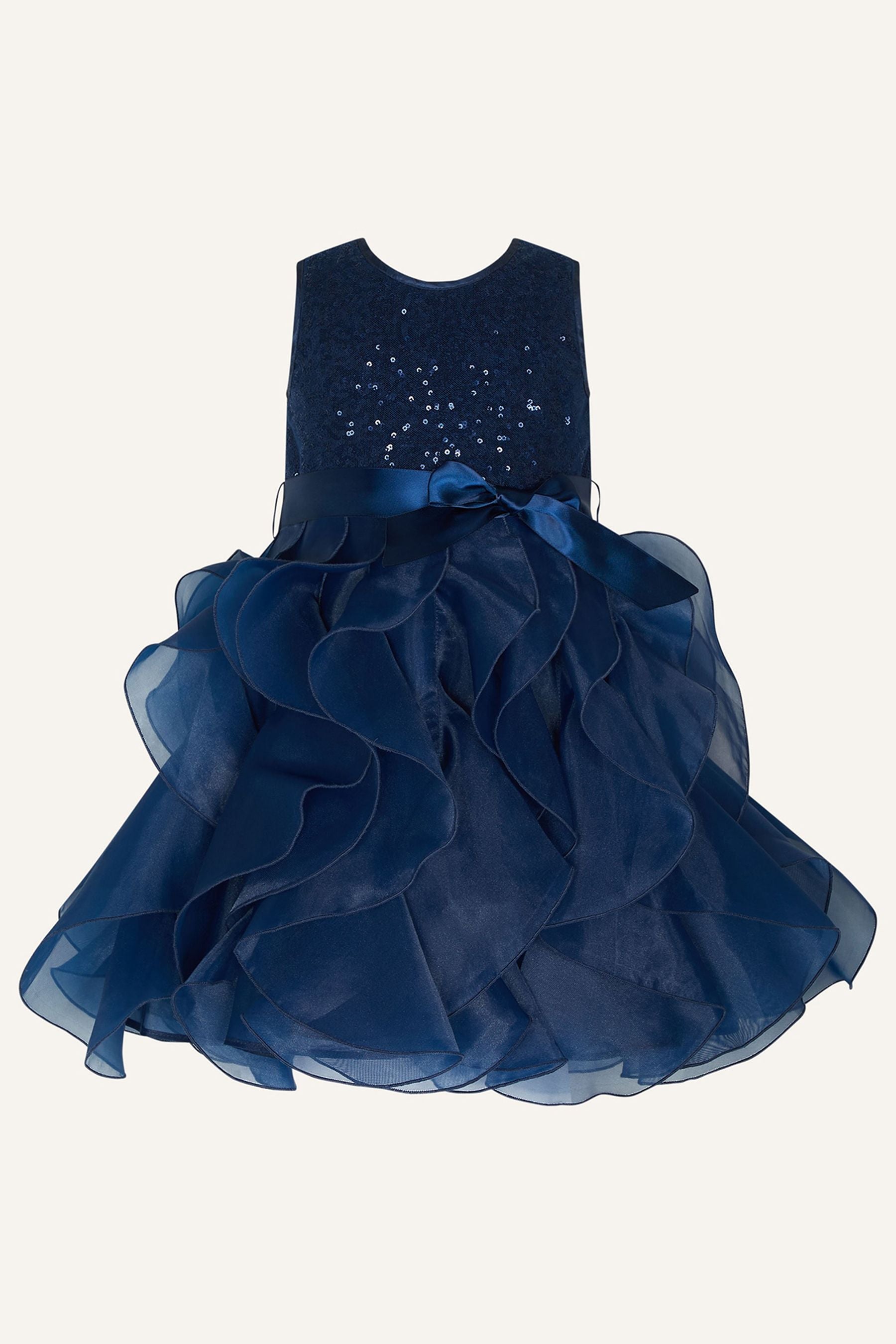 Blue Monsoon Blue Baby Cancan Sequin Ruffle Dress