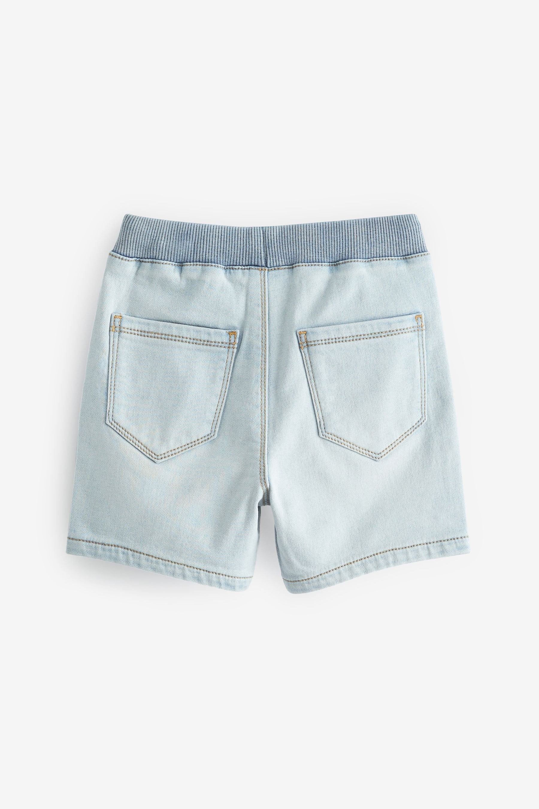 Light Blue Jersey Denim Shorts (3mths-7yrs)