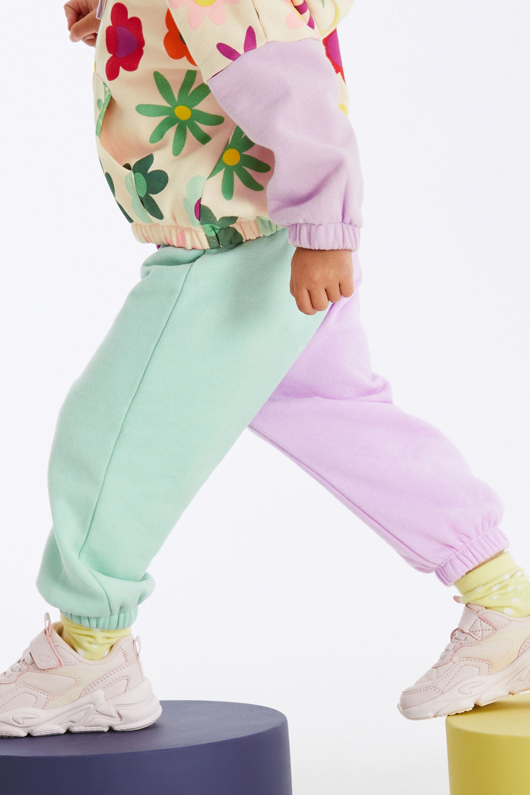 Multicoloured Elasticated Joggers (3mths-7yrs)