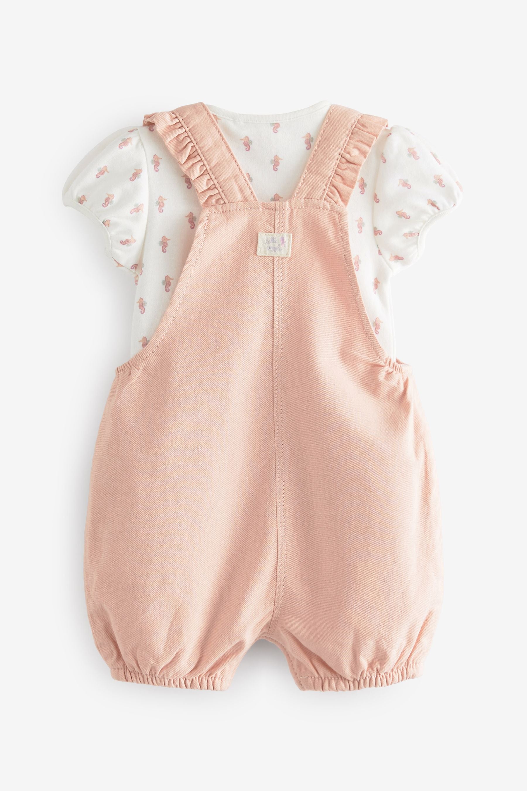 Pink Character Baby Dungarees (0mths-2yrs)