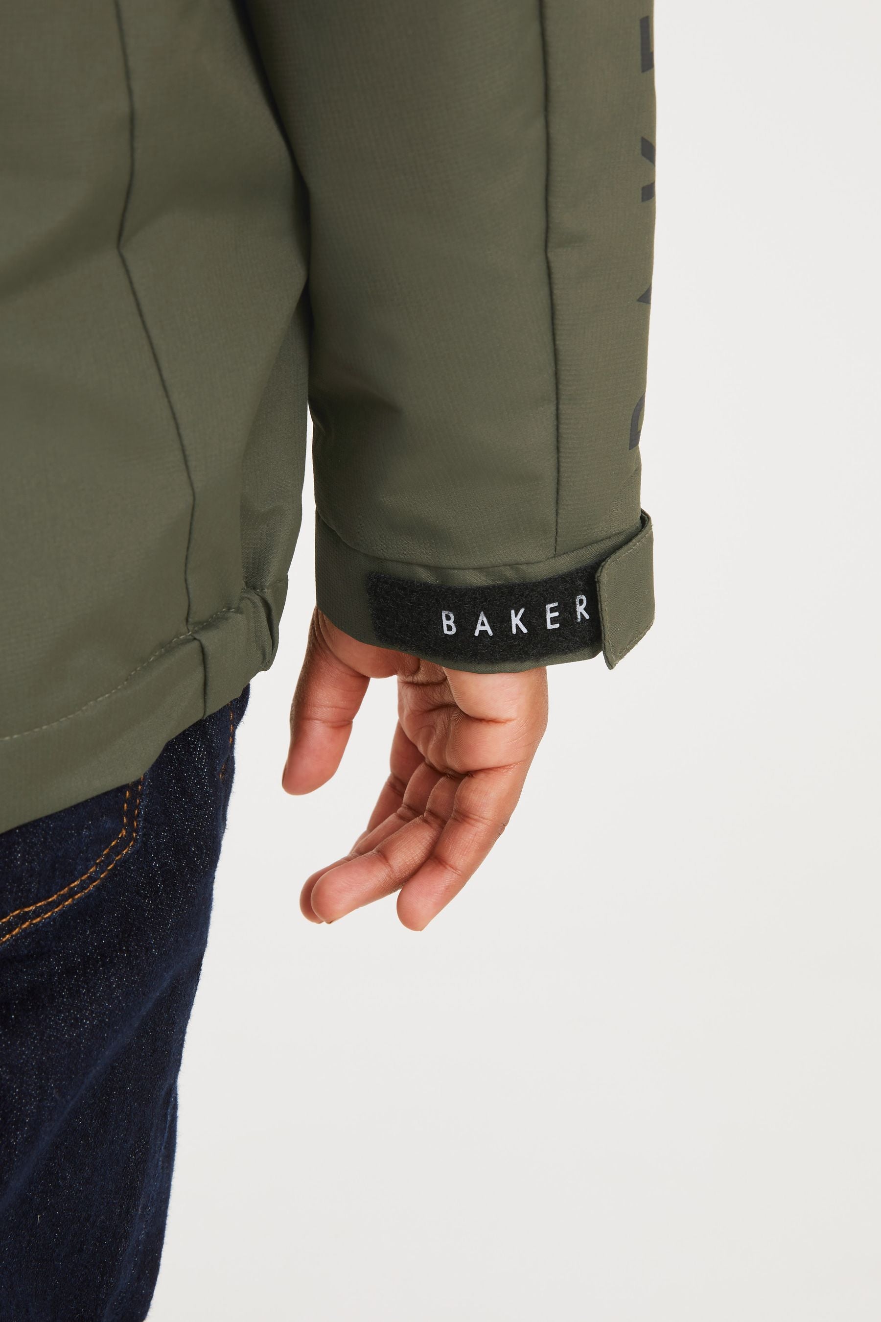 Khaki Green Baker by Ted Baker Khaki Green Shower Resistant Jacket