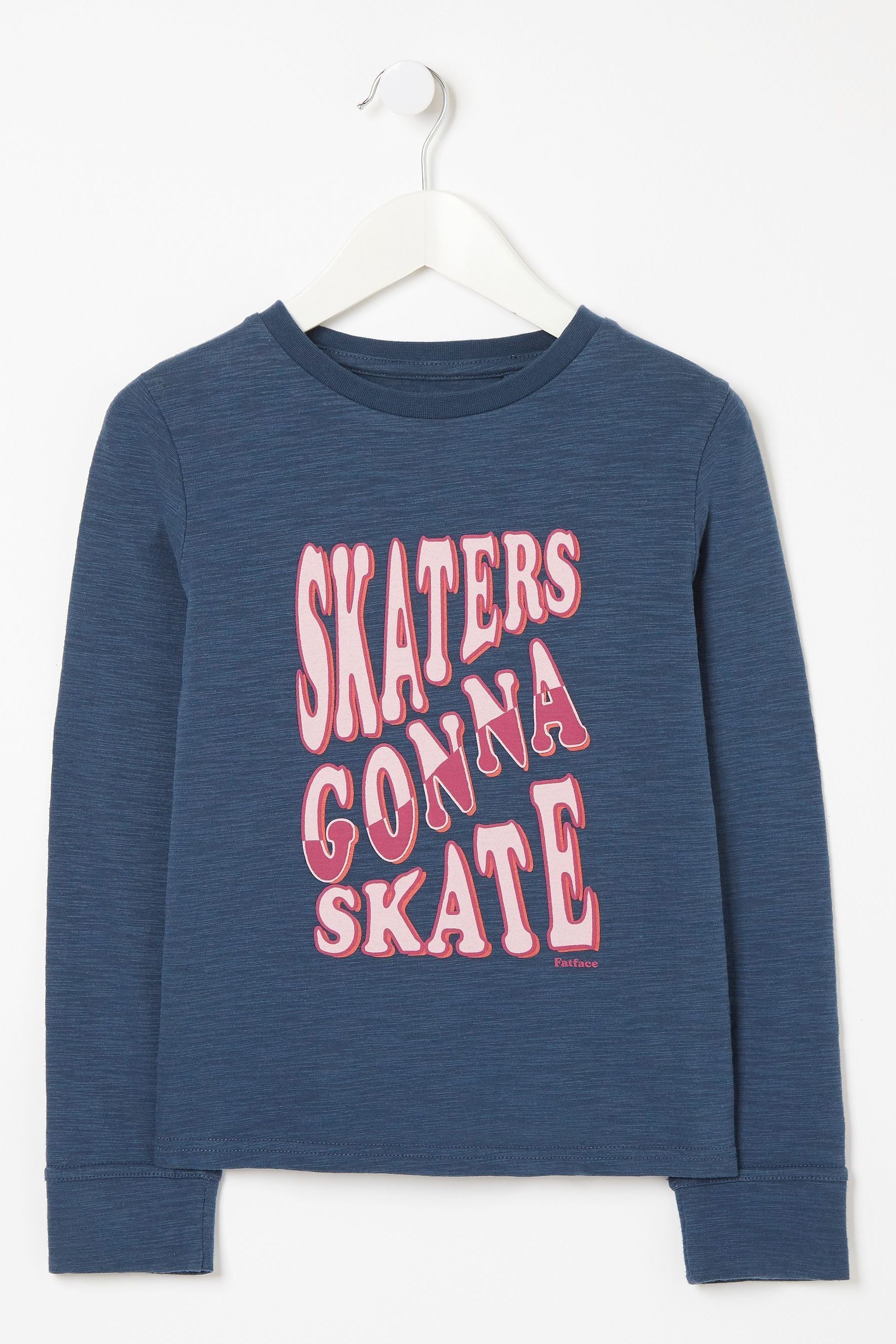 FatFace Blue Skaters Gonna Skate T-Shirt