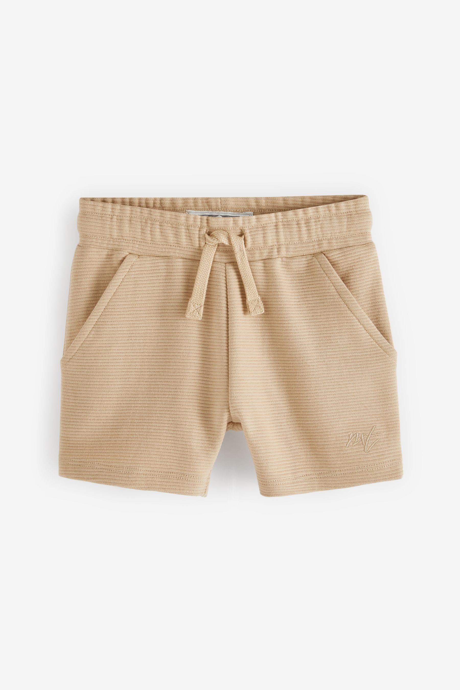 Stone Jersey Textured Shorts (3mths-7yrs)