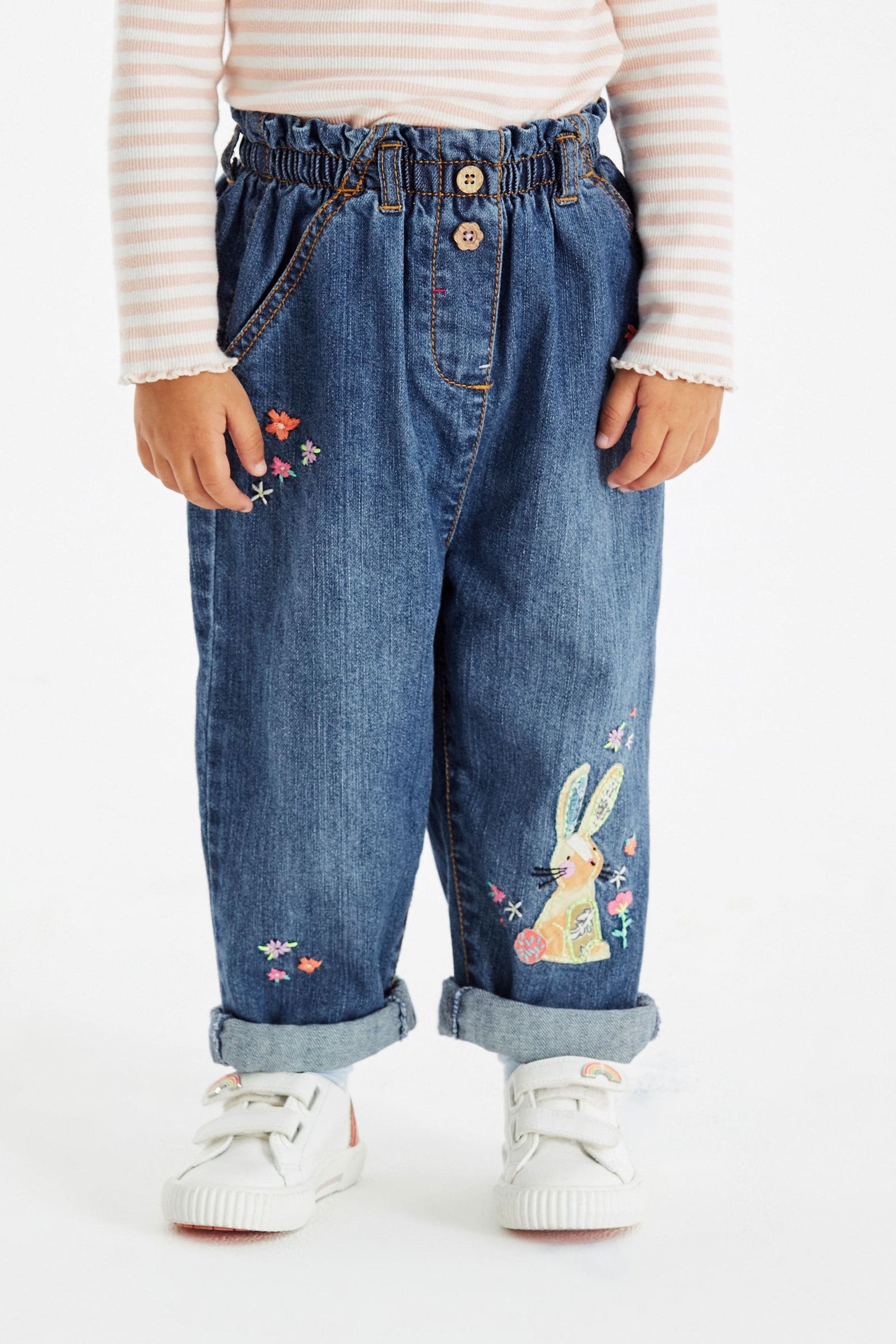 Blue Bunny Character Denim Jeans (3mths-7yrs)