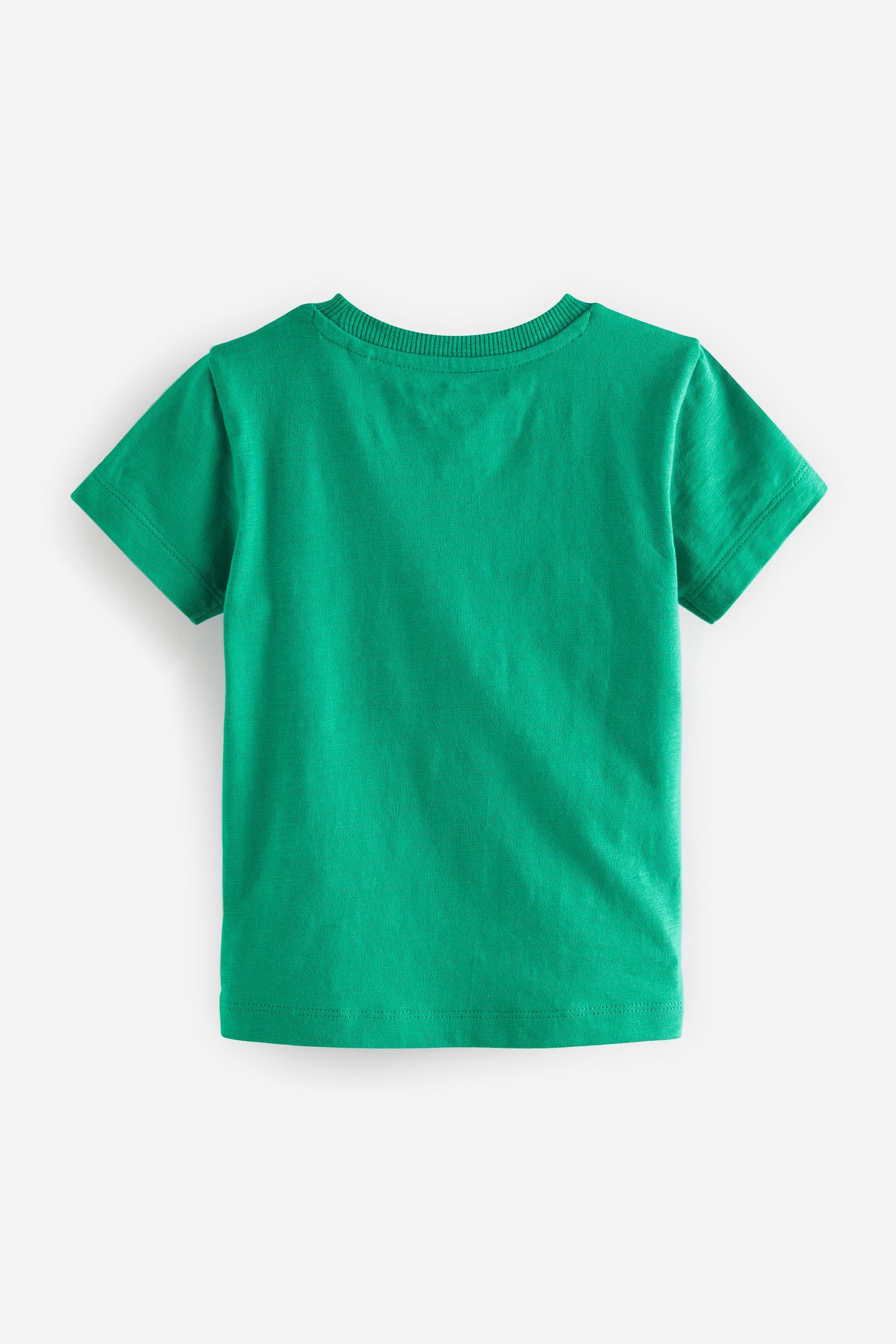 Green Safari Stack Short Sleeve Interactive T-Shirt (3mths-7yrs)