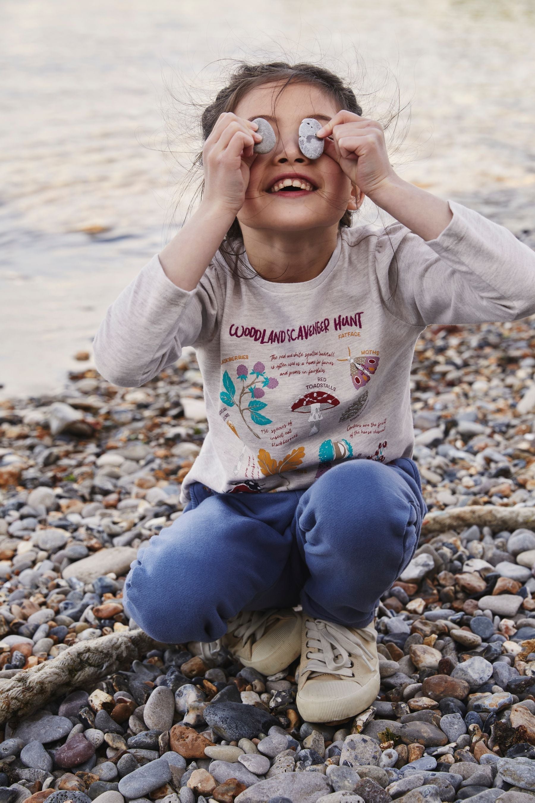 FatFace Natural Toadstool Graphic T-Shirt