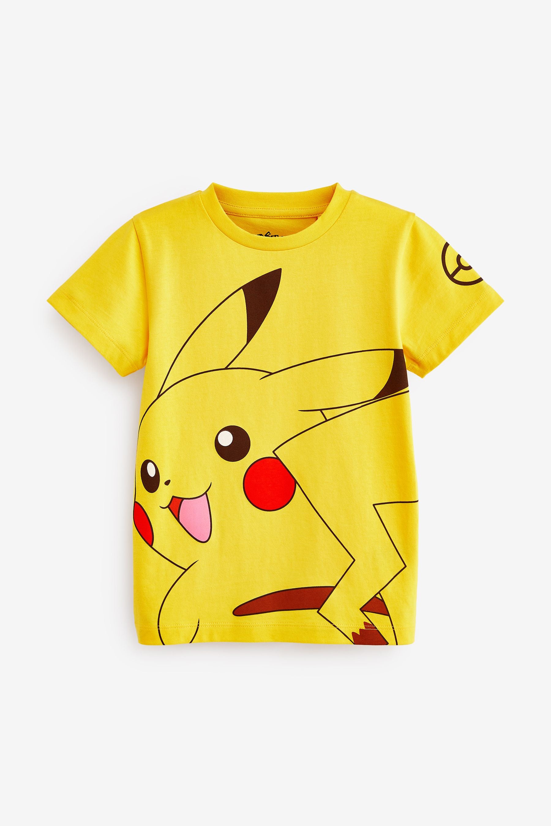 Pikachu Yellow Short Sleeves License T-Shirt (3-8yrs)