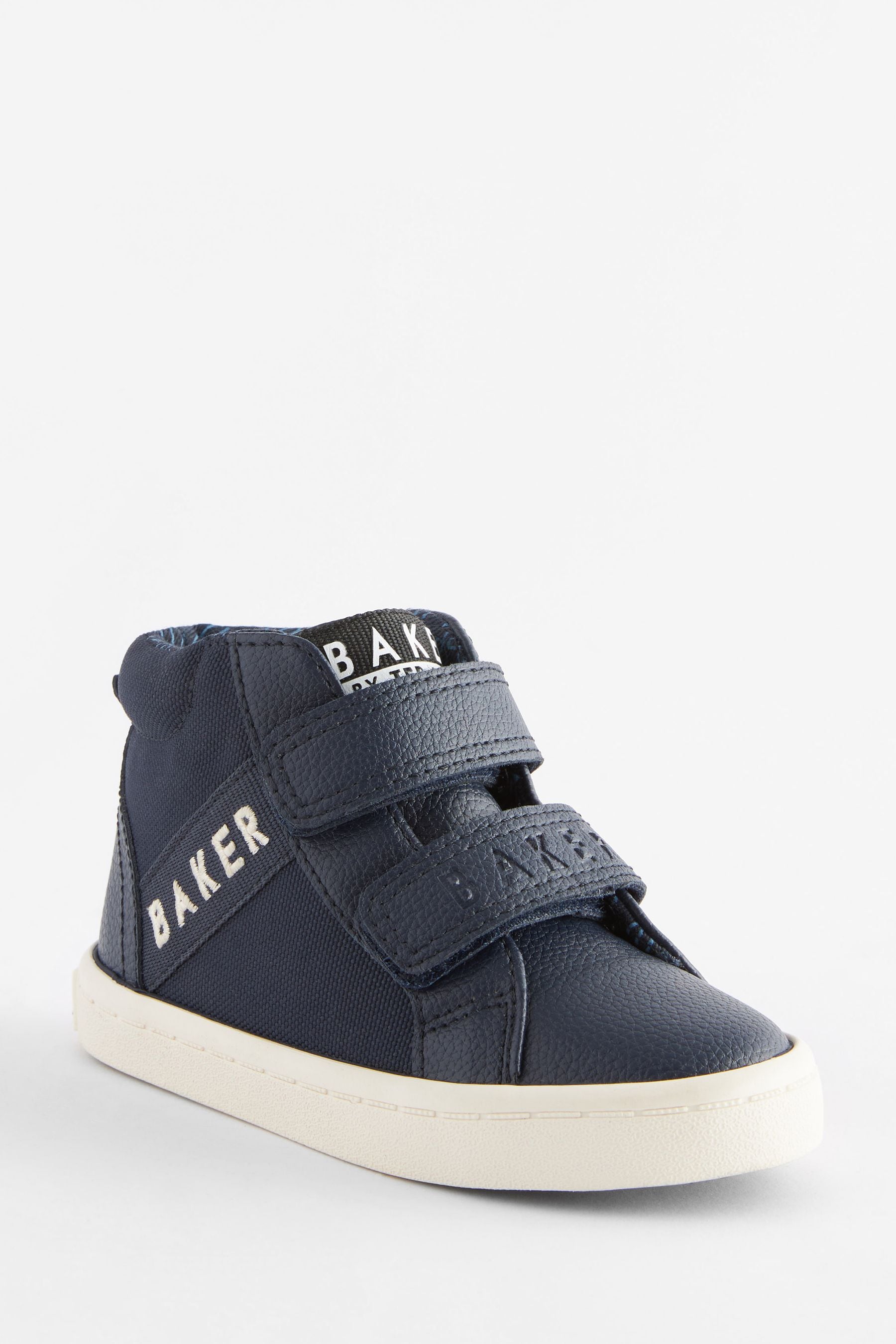 Navy Baker by Ted Baker Boys Navy Blue Boot Trainers